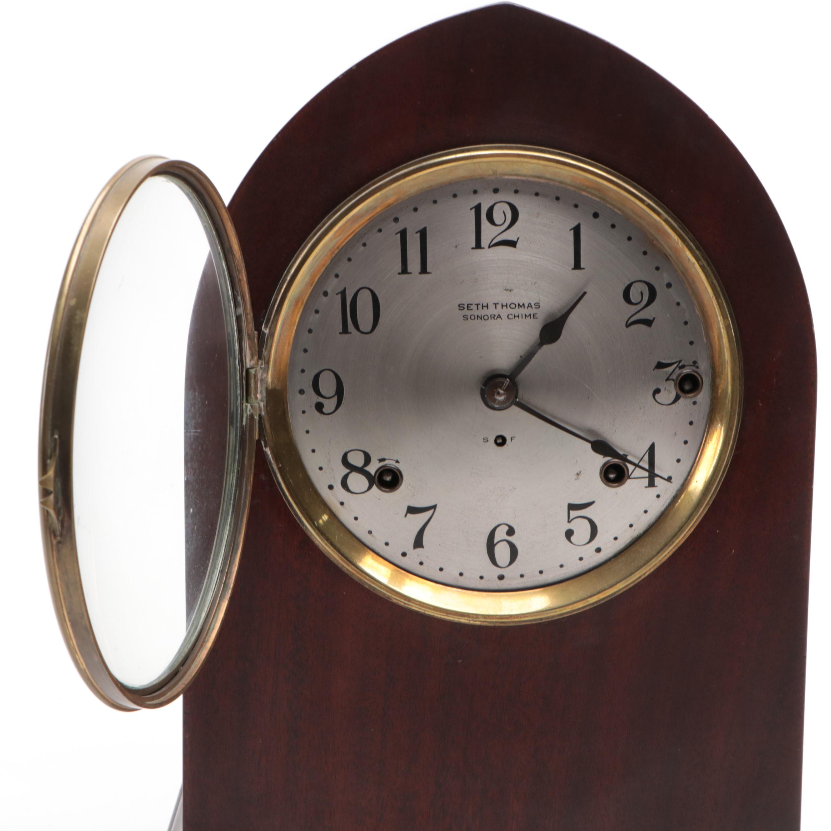 Seth Thomas Senora Chime Beehive Mantel Clock, Early 20th Century