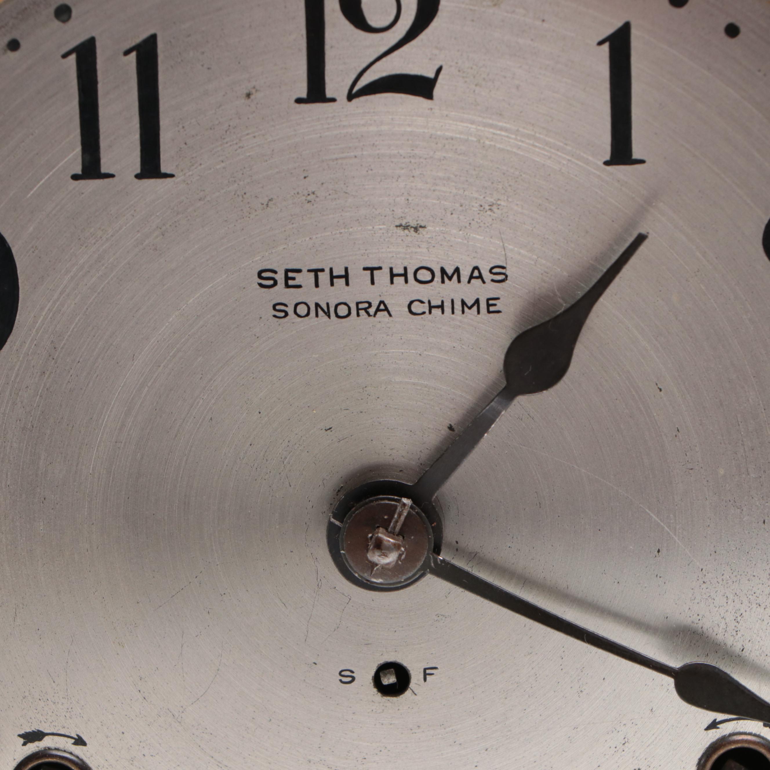 Seth Thomas Senora Chime Beehive Mantel Clock, Early 20th Century