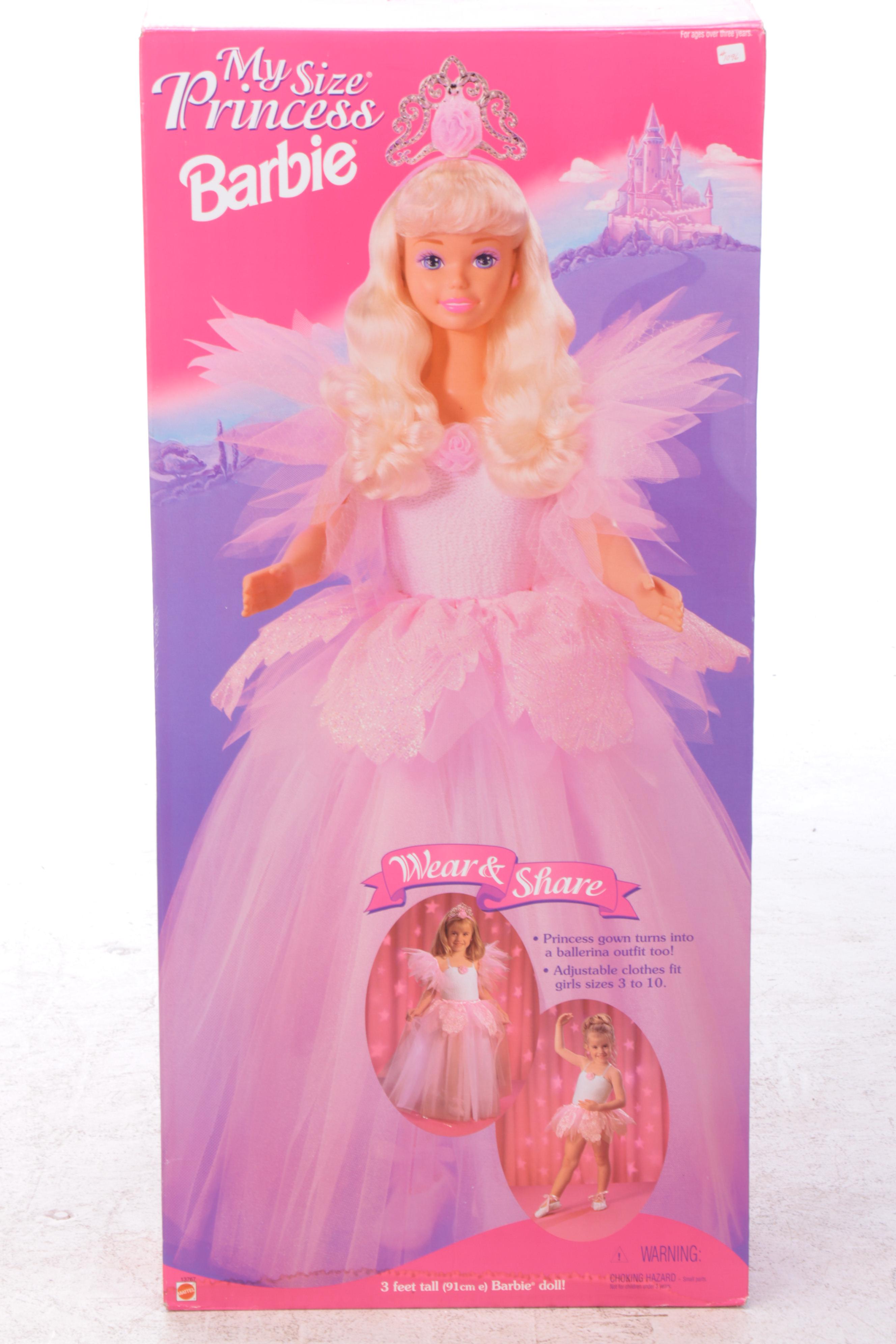 Mattel "My Size Princess" Barbie