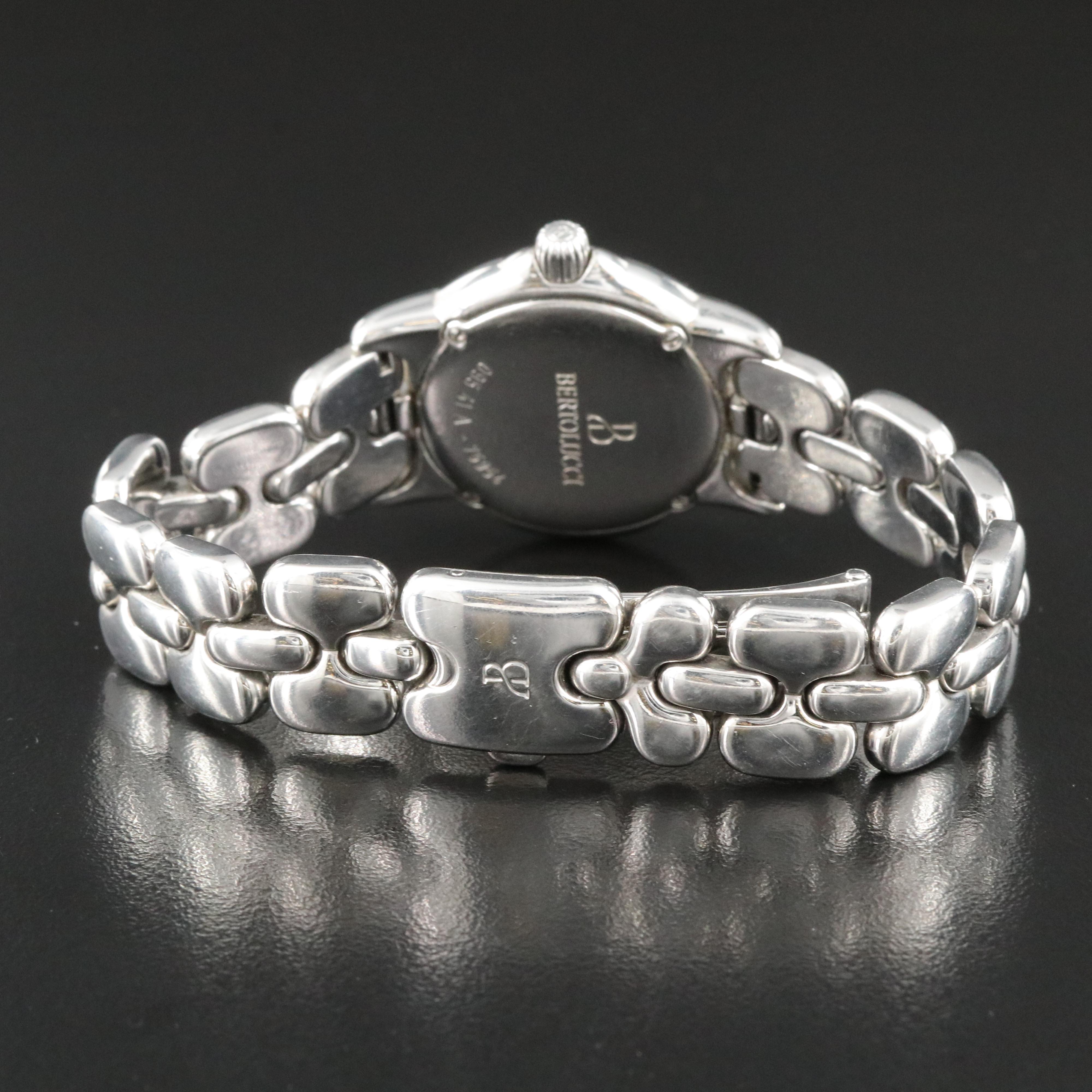 Bertolucci 1.00 CTW Diamond Pulchra Vir Mother-of-Pearl Dial Watch