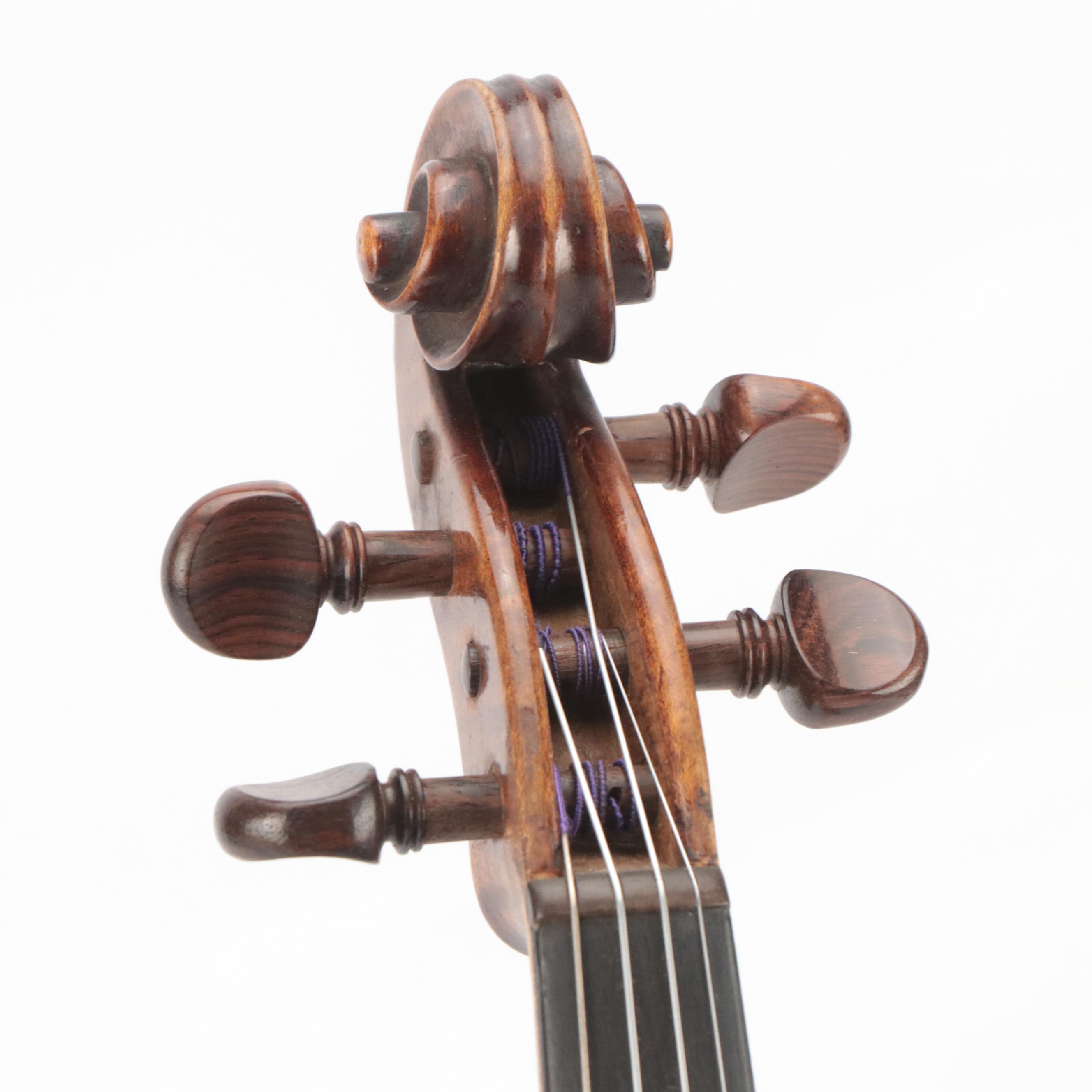 L.D. Pascoe Spruce and Maple 4/4 Violin with Adolf Thoma Bow