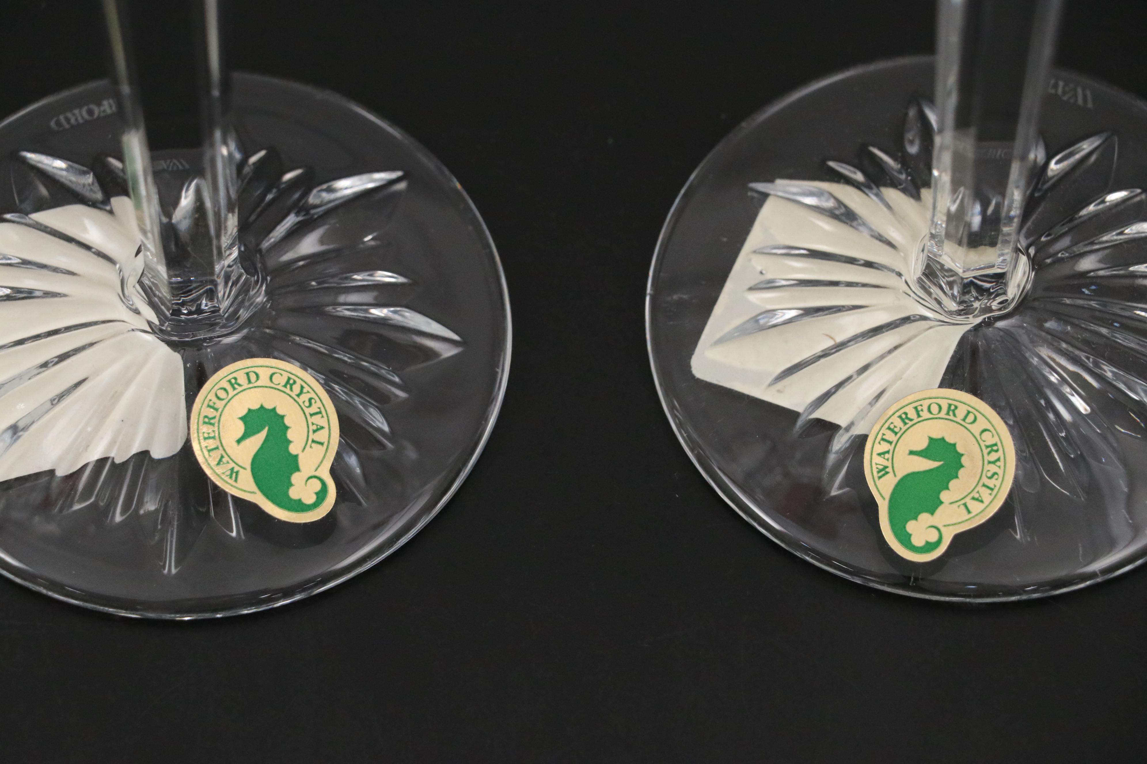 Waterford Crystal Snowflake Wishes "Snowflake Joy" Toasting Flutes