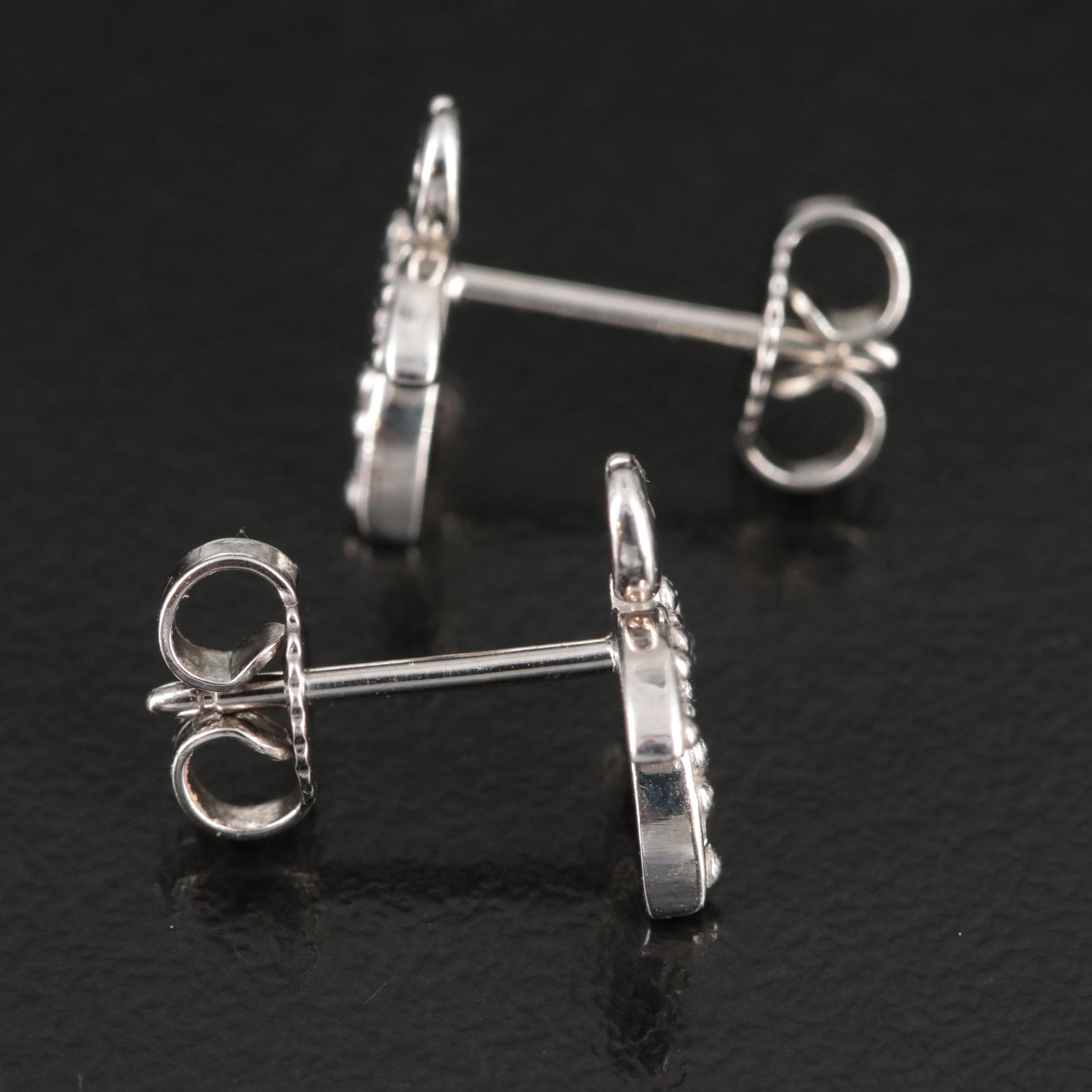 Paloma Picasso for Tiffany & Co. 18K and Diamond Olive Leaf Earrings