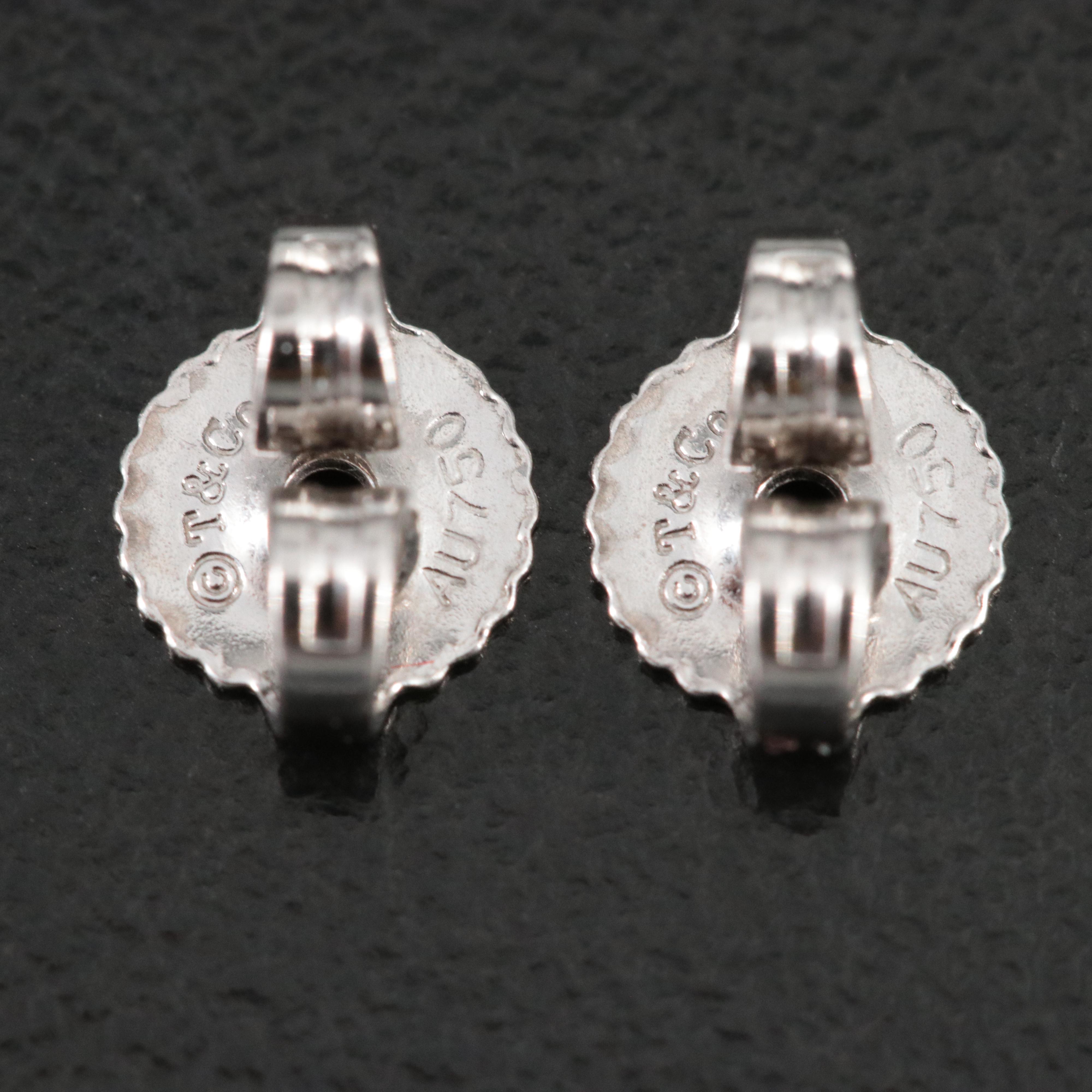 Paloma Picasso for Tiffany & Co. 18K and Diamond Olive Leaf Earrings