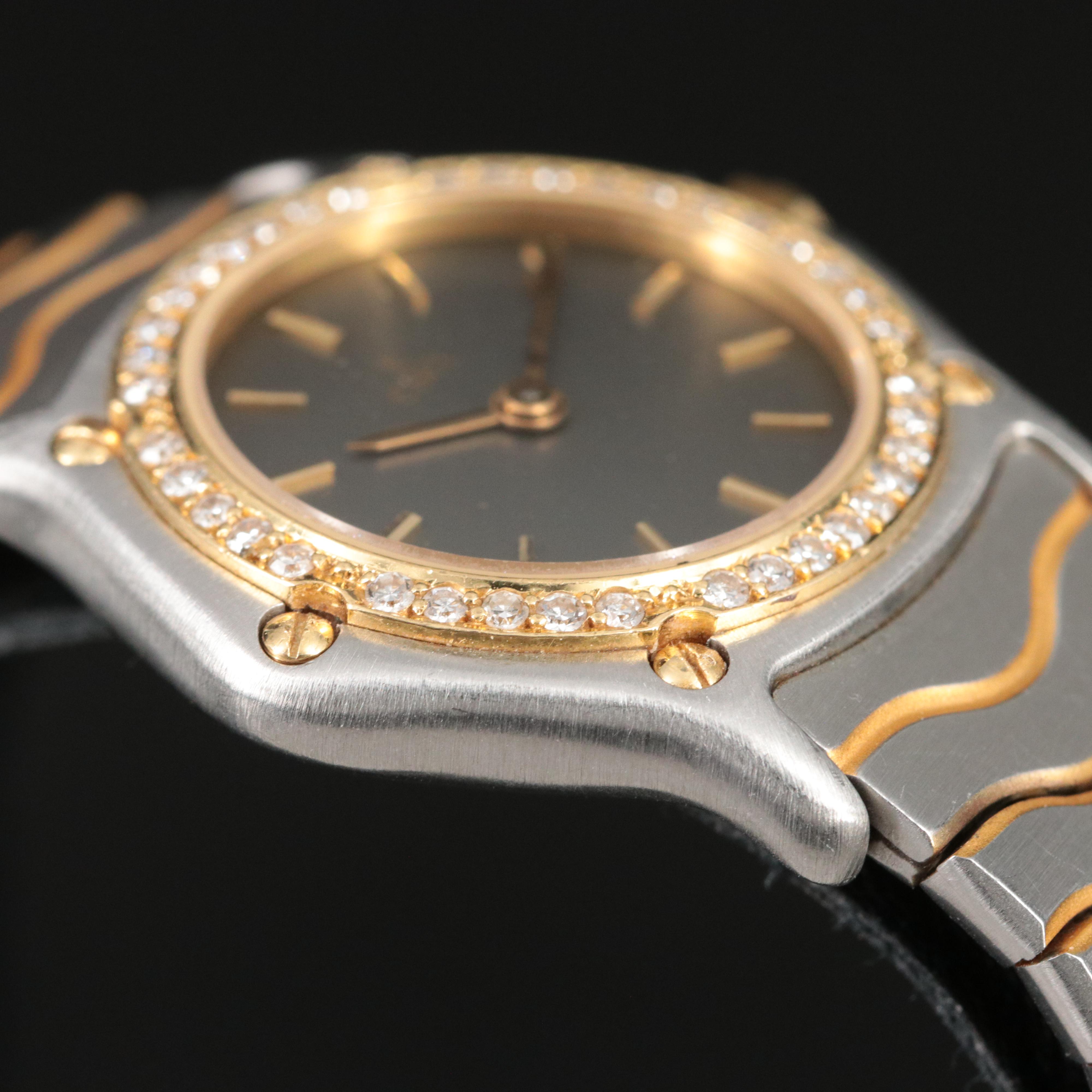 Ebel 18K Gold and Diamond Watch