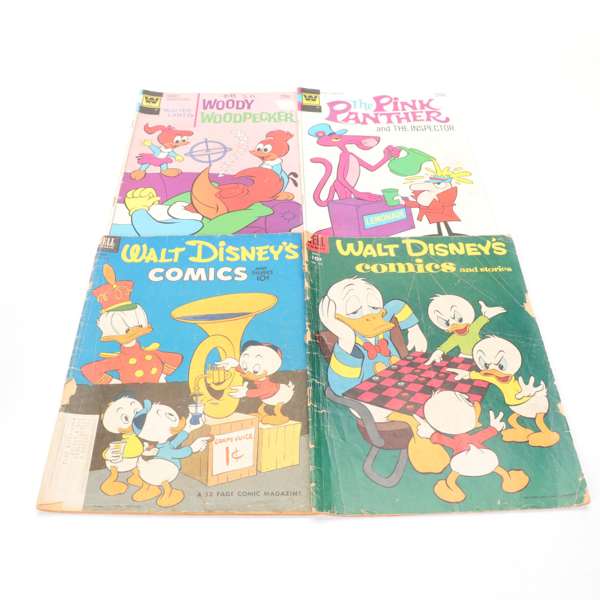 Children's Toy Collection Featuring Disney, Pink Panther and More