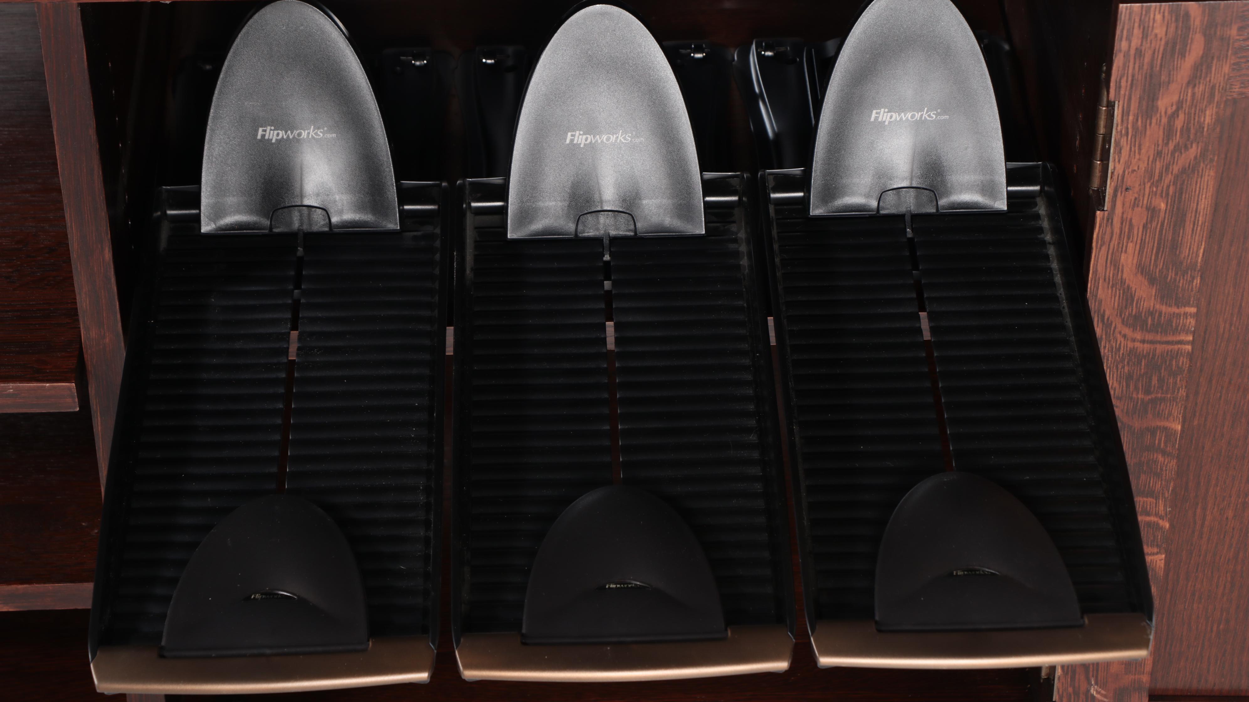 Stickley "Harvey Ellis" Quartersawn Oak and Marquetry Media Console, dated 2009