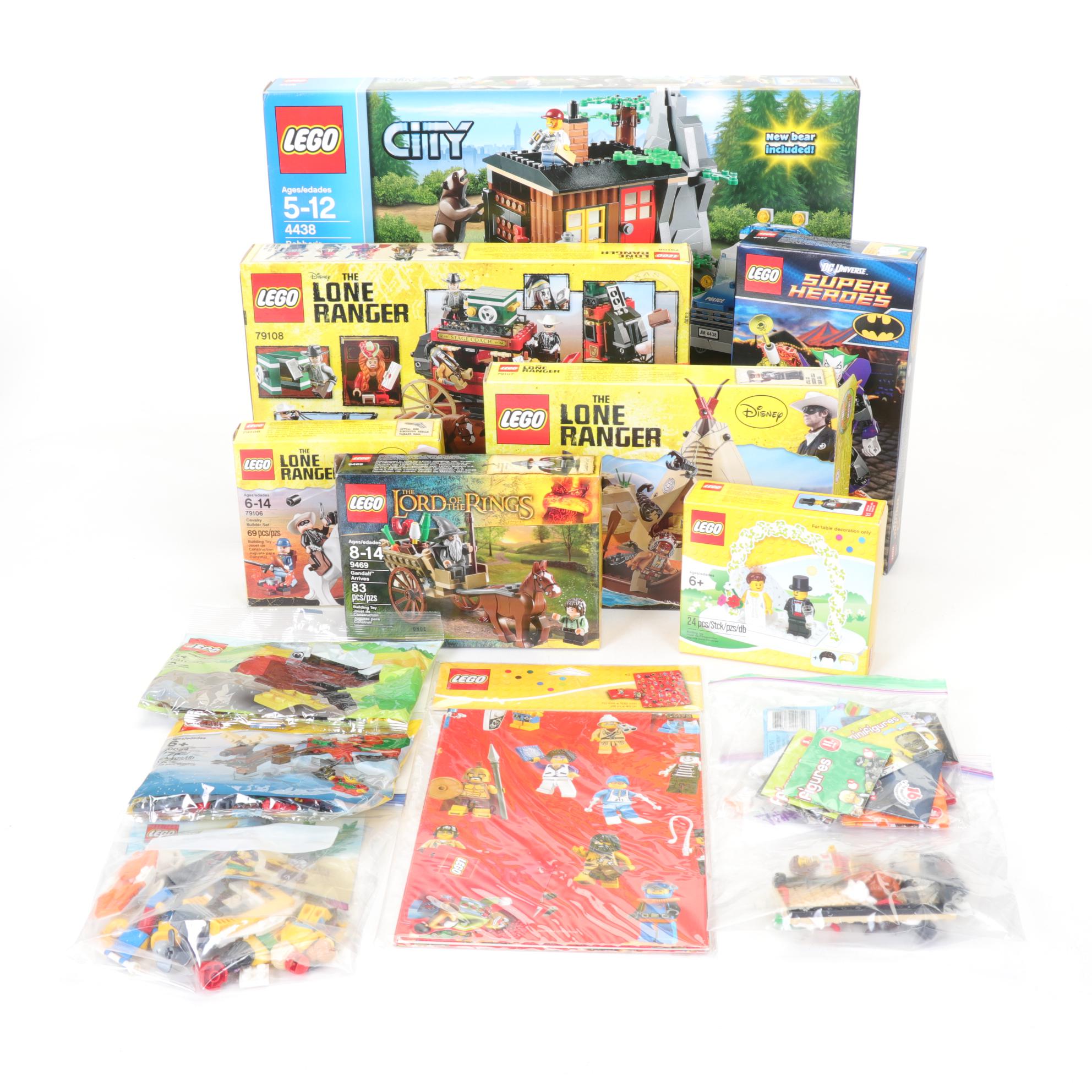 LEGO City "Robber's Hideout" and Lone Ranger, Batman and Other Sets