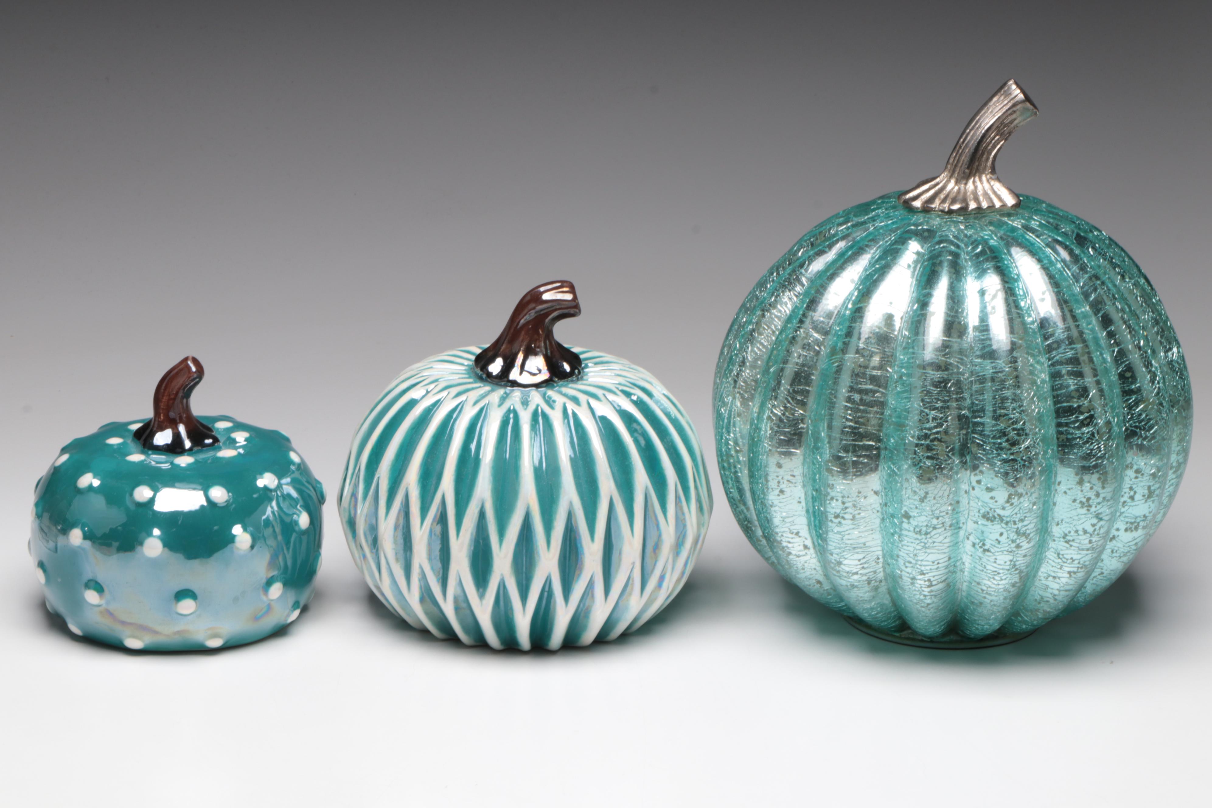 Kirkland Lusterware Figurines with Yankee Candle Glass Candle Holders and More