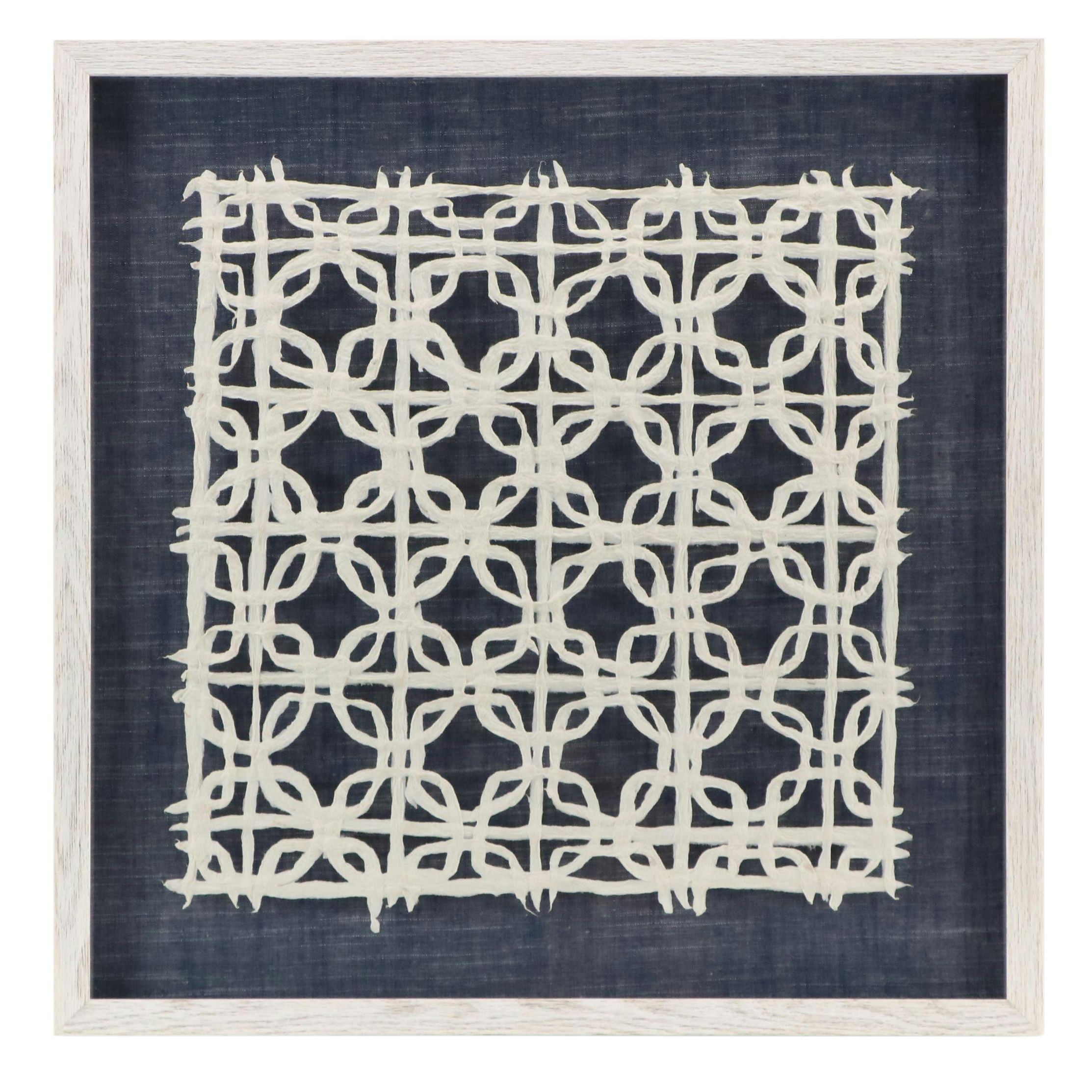 Papier-mâché Geometric Composition