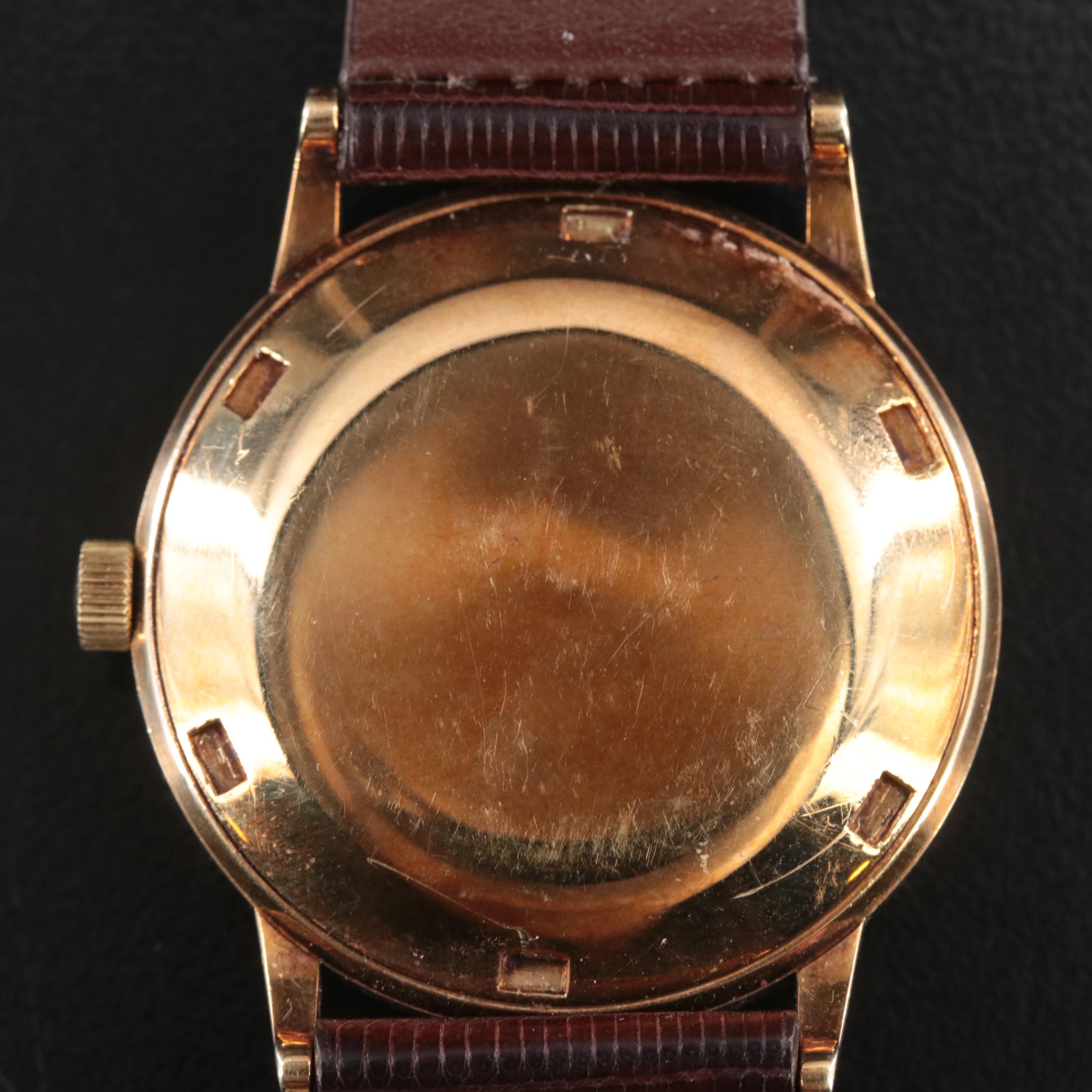 14K Movado Kingmatic Date Watch