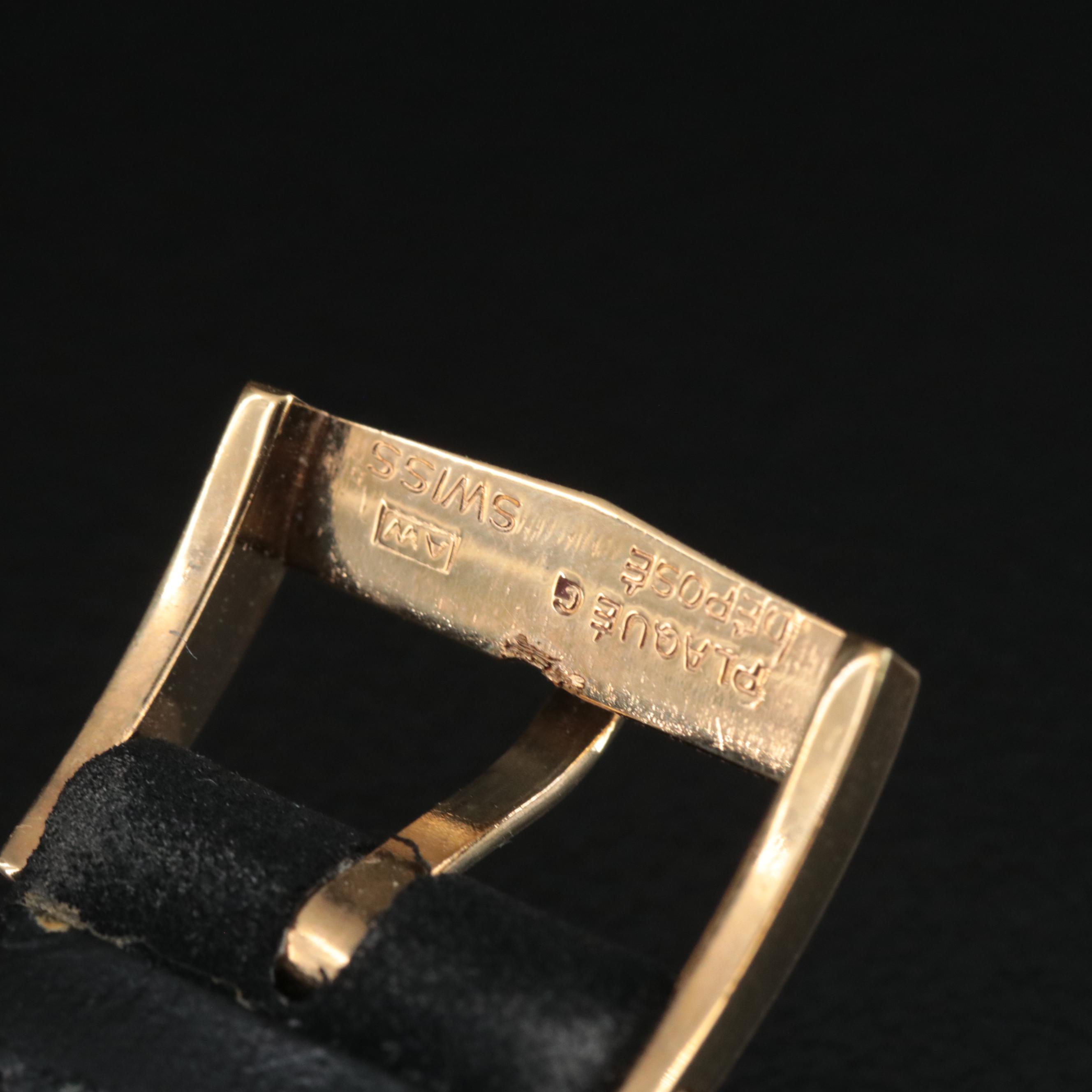 Lucien Piccard 14K Gold Coin Style Watch