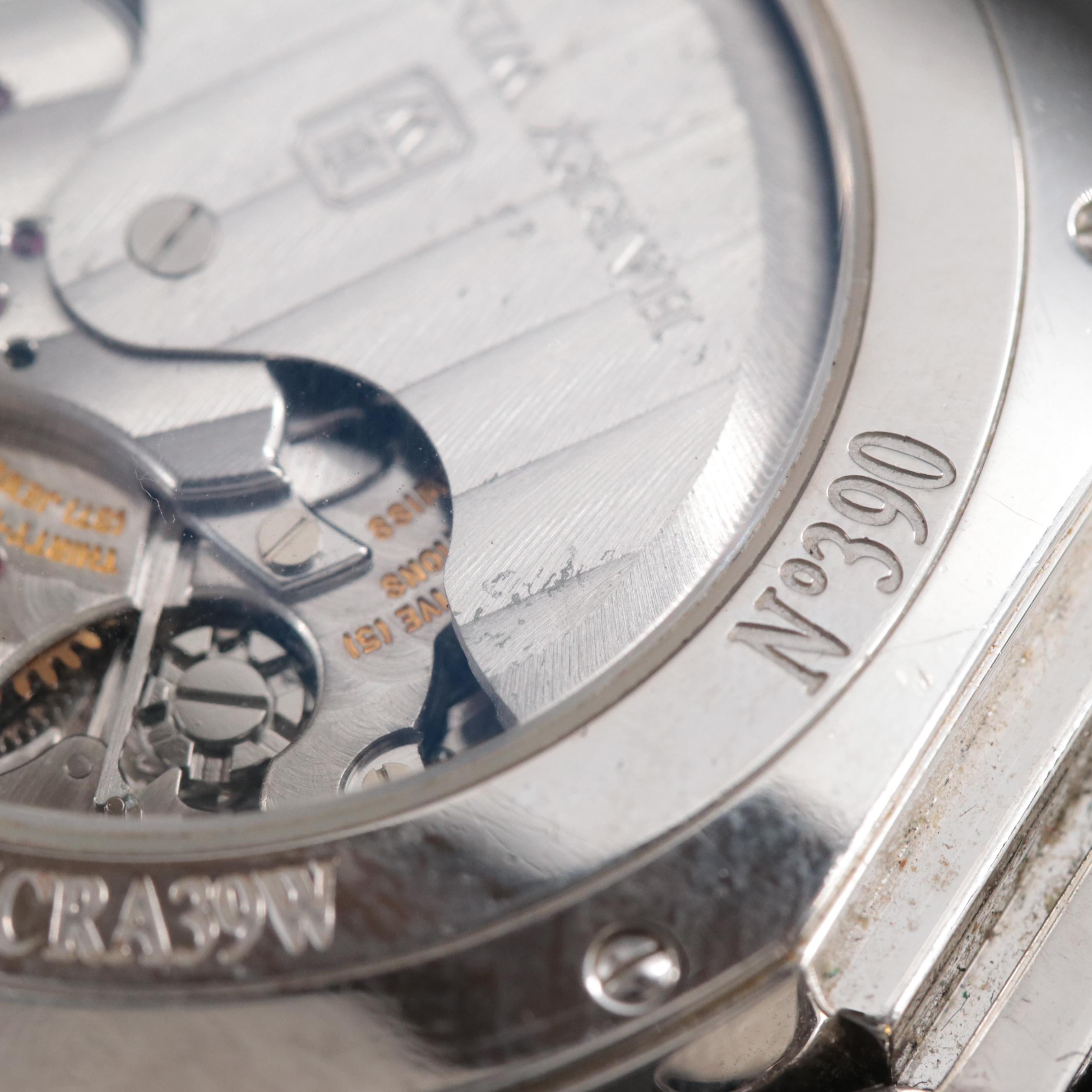 Harry Winston Premier Excenter Triple Retrograde Chronograph 18K Watch