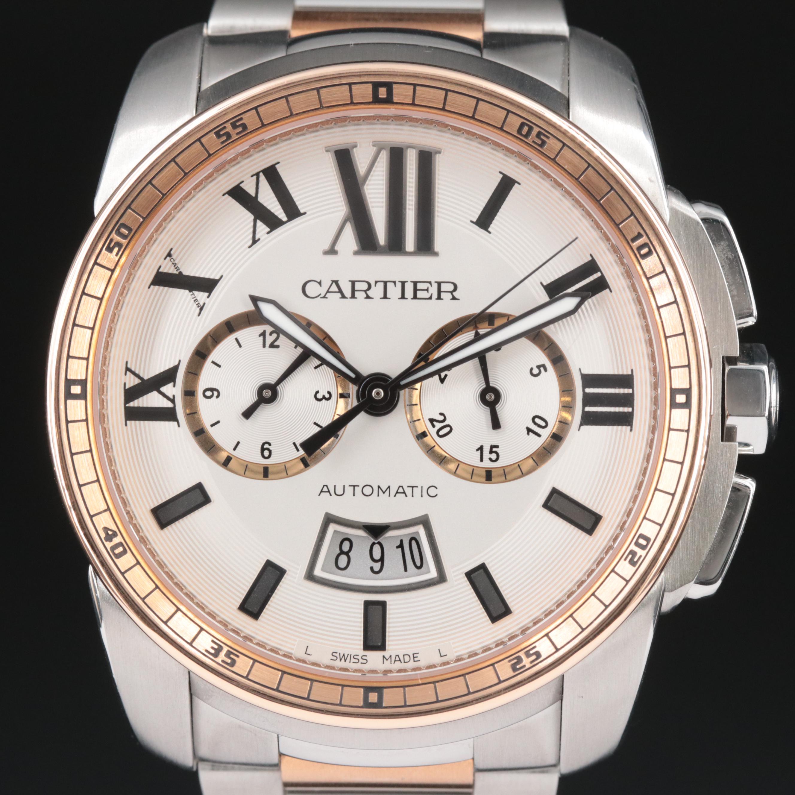 Cartier Calibre de Cartier Chronograph W7100042 Watch
