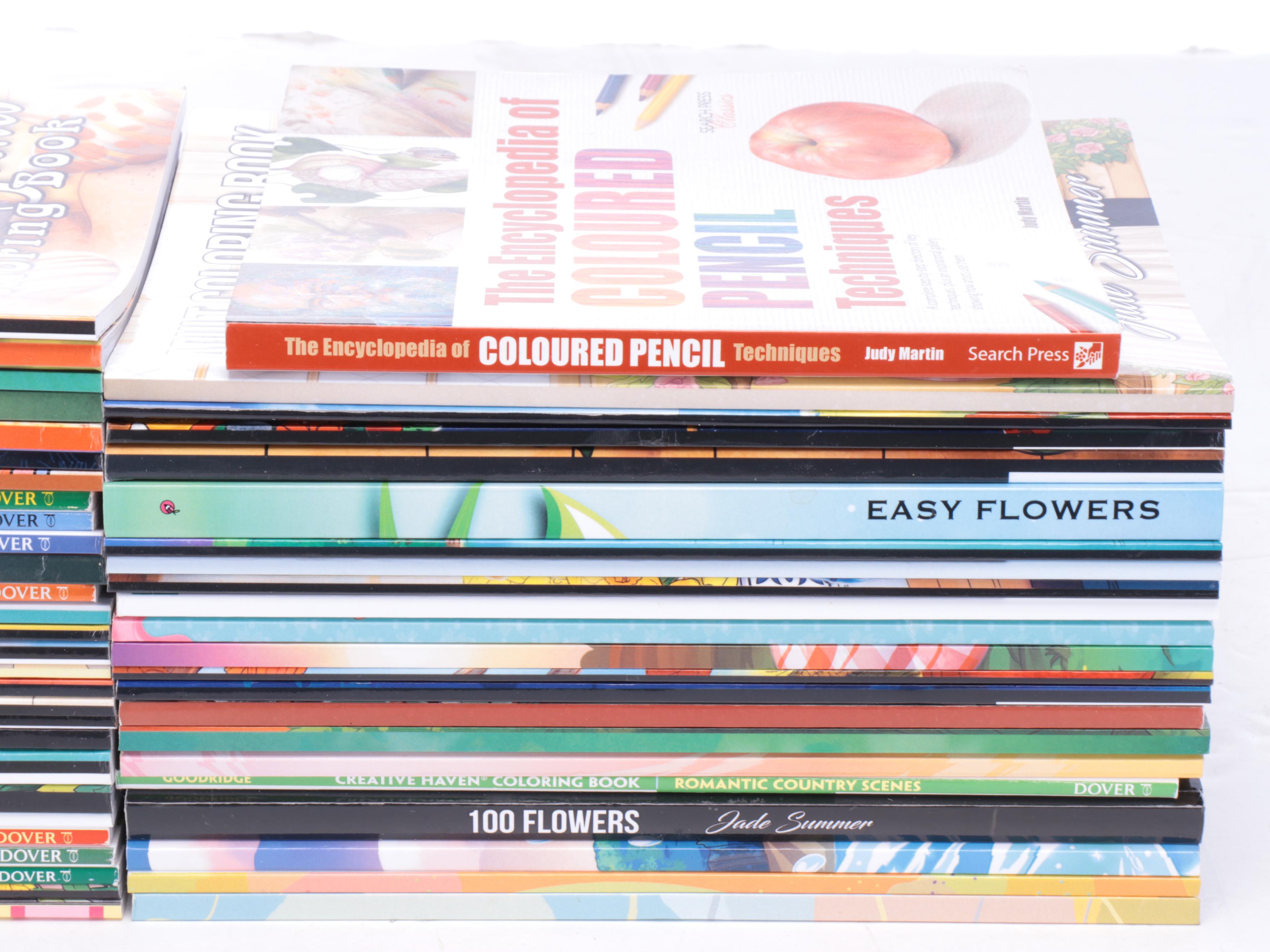 The Encyclopedia of Colored Pencil Techniques, Colored Pencils & Coloring Books