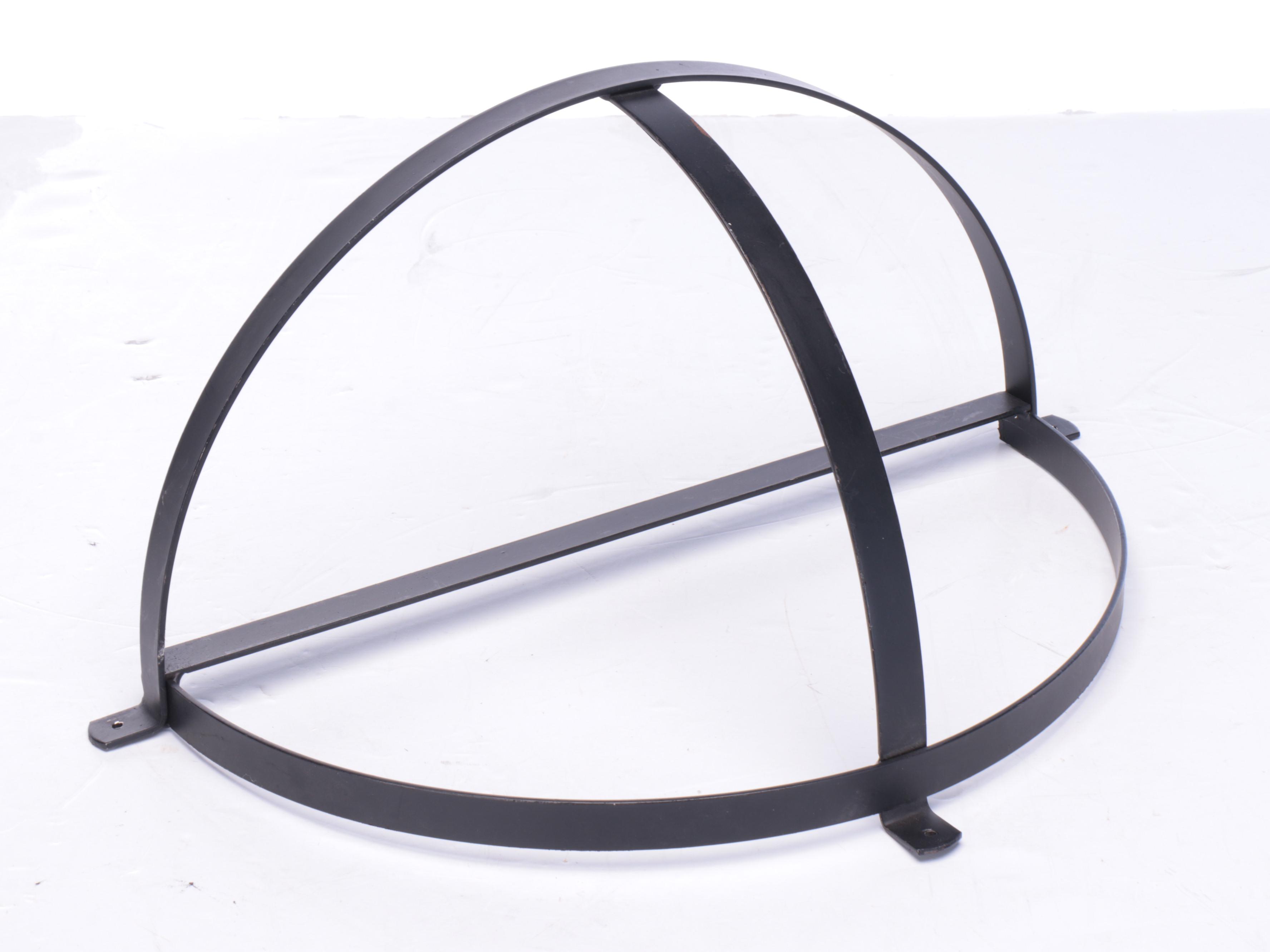 Wrought Iron Hanging Pot Rack with Wall Planter Bracket