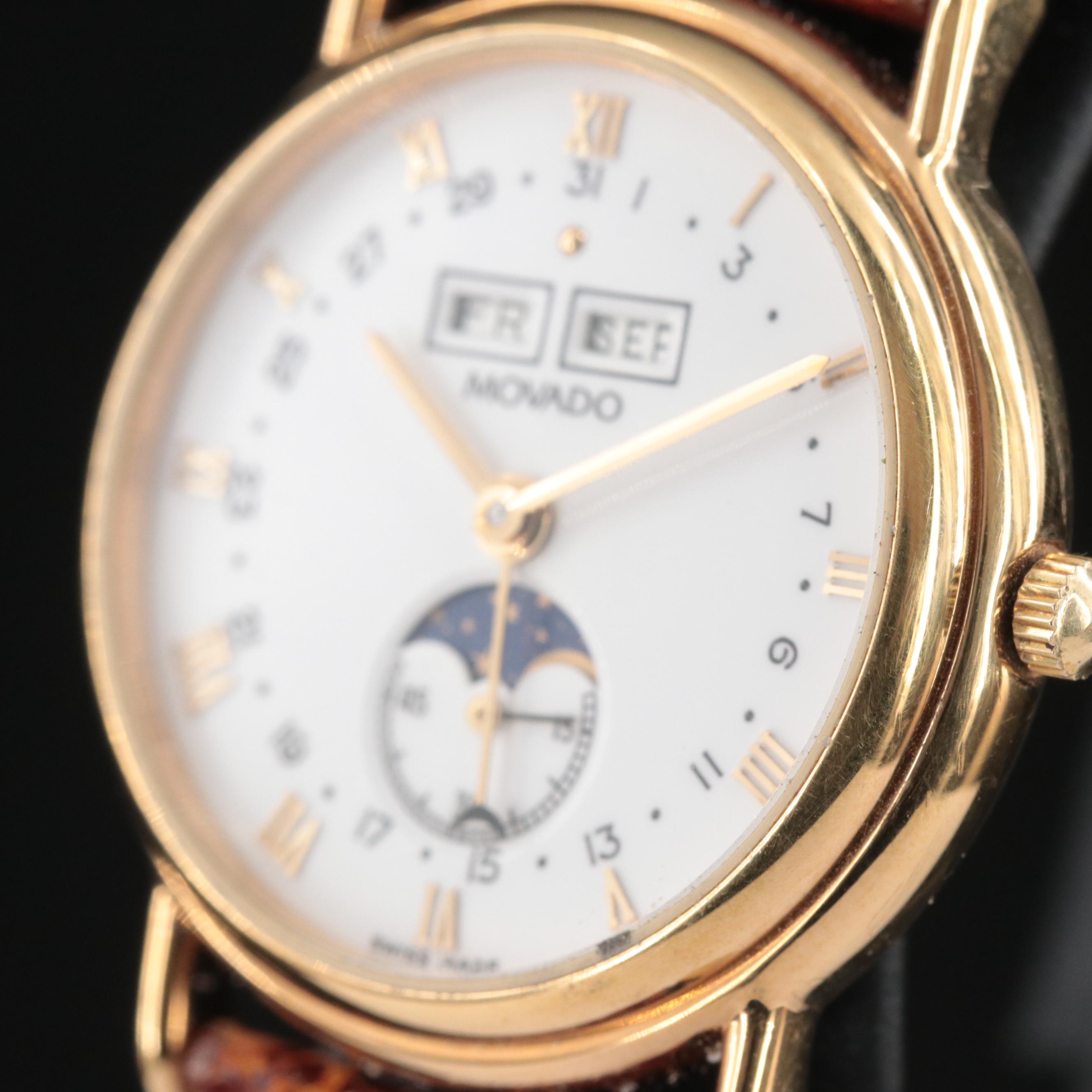 Movado Triple Date Moon Phase Watch