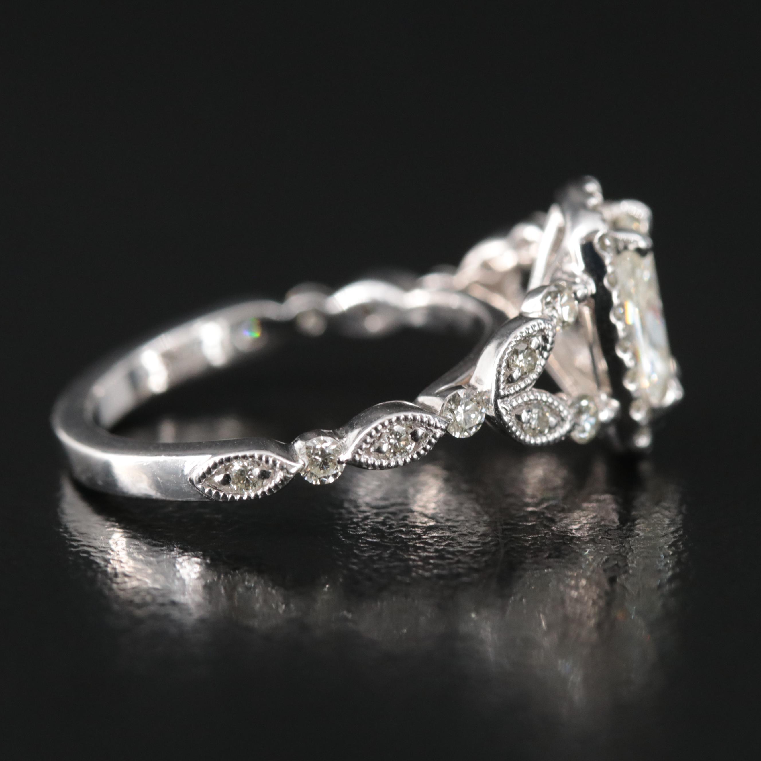 Henry Daussi 18K 1.12 CTW Diamond Ring