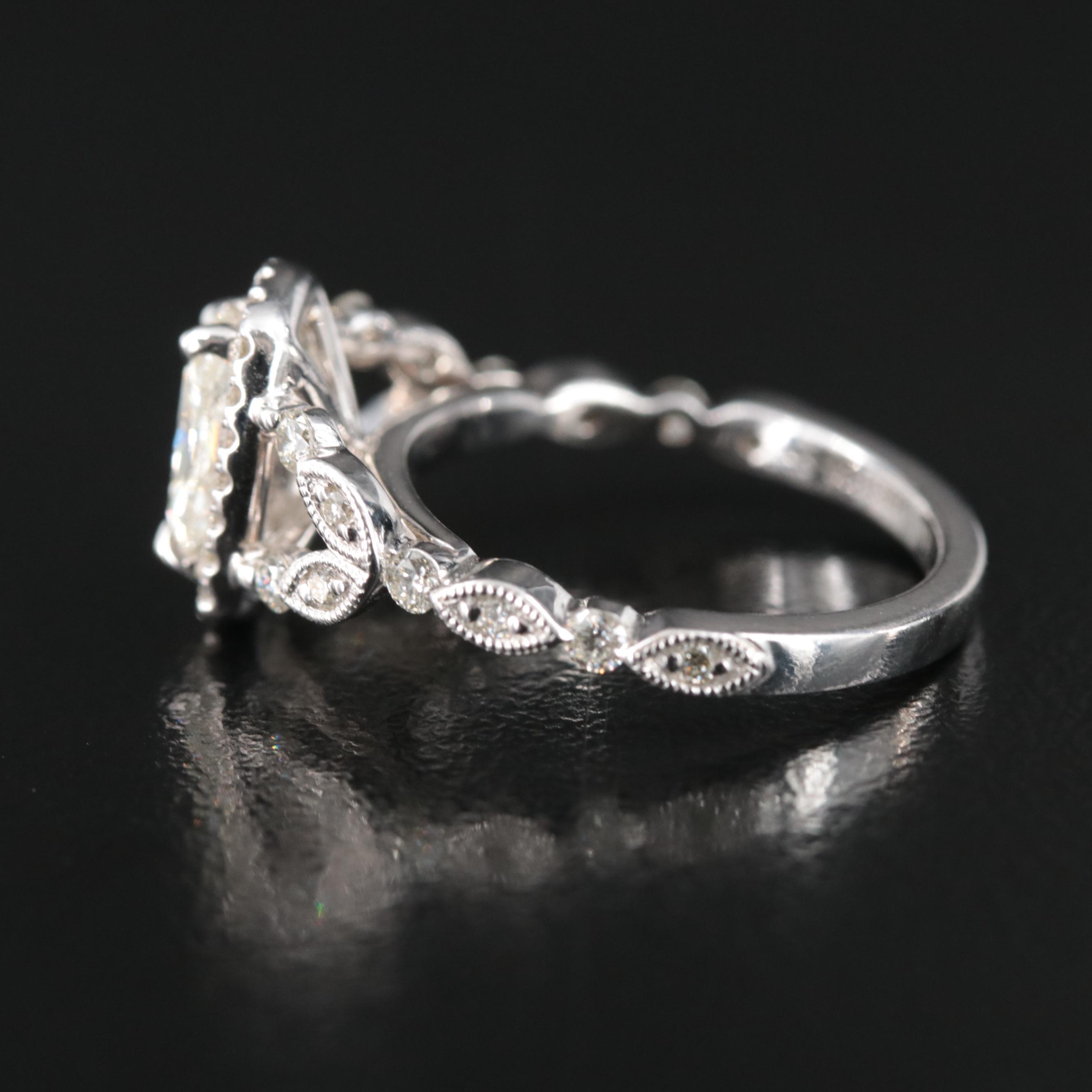 Henry Daussi 18K 1.12 CTW Diamond Ring