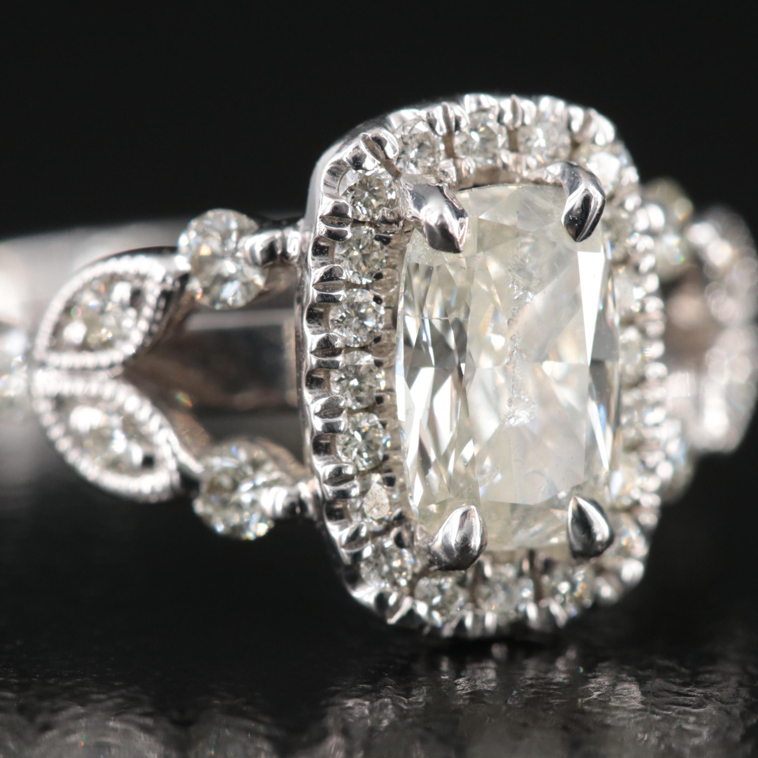 Henry Daussi 18K 1.12 CTW Diamond Ring