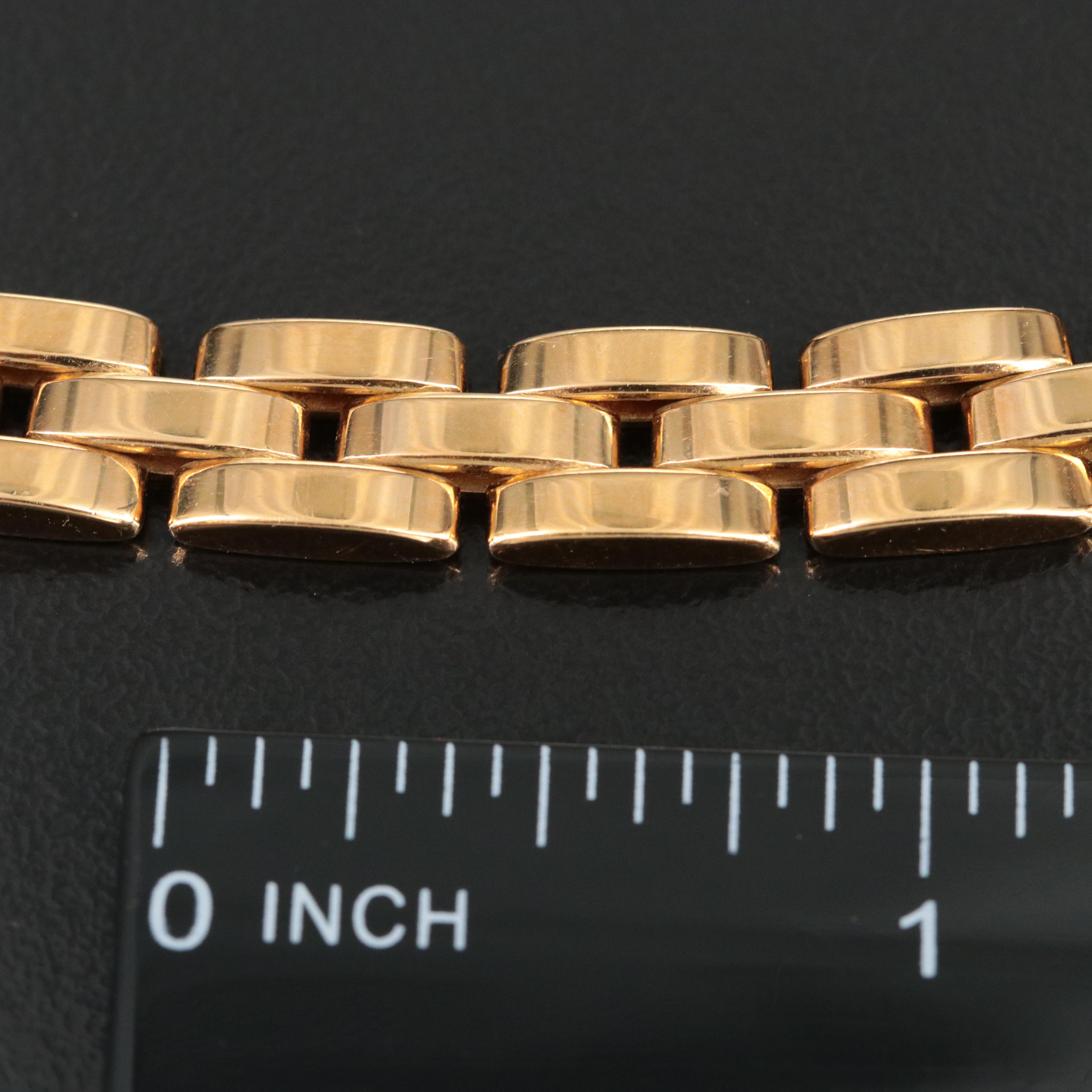 Cartier Maillon Panthère 18K Triple Row Necklace with Cartier Certificate