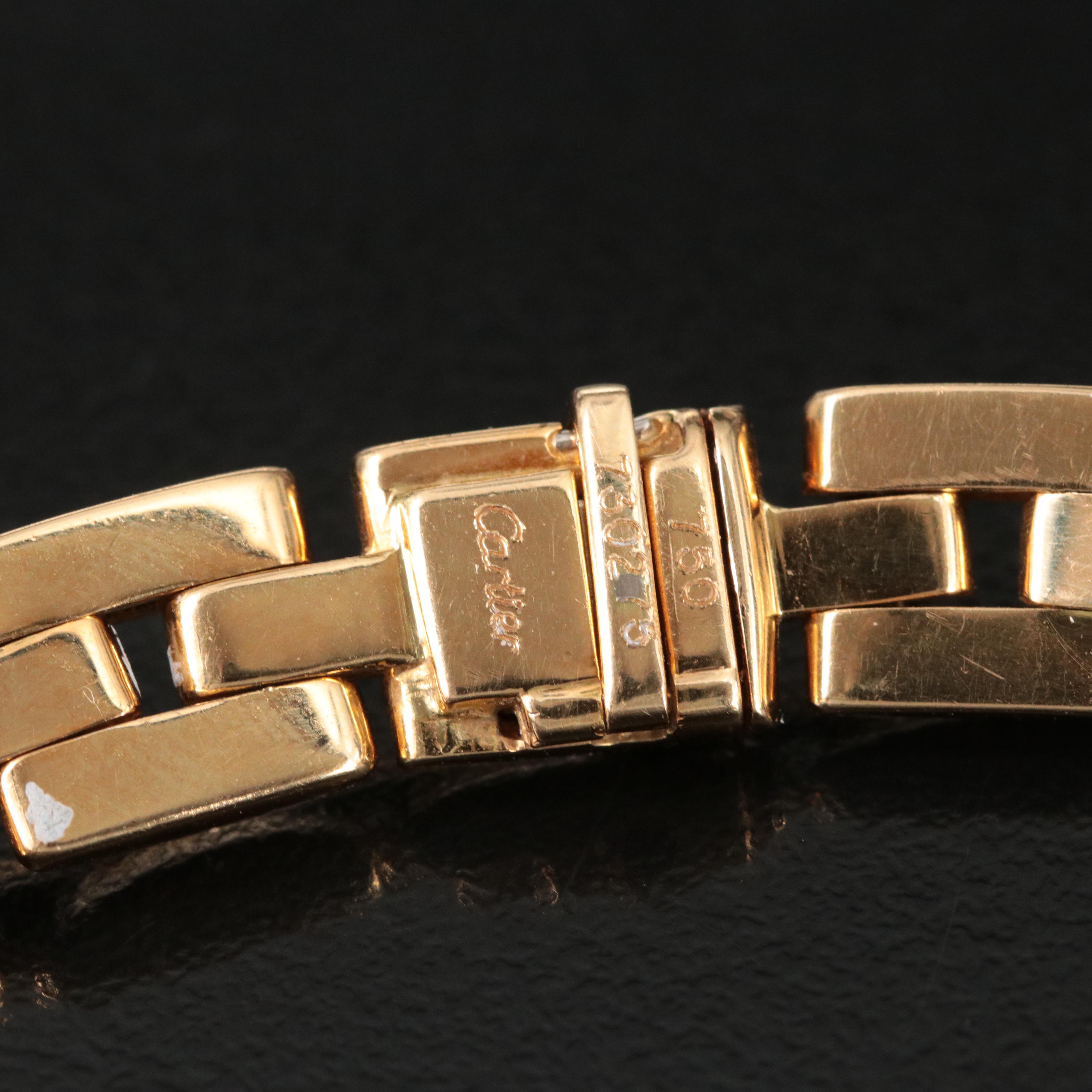 Cartier Maillon Panthère 18K Triple Row Necklace with Cartier Certificate