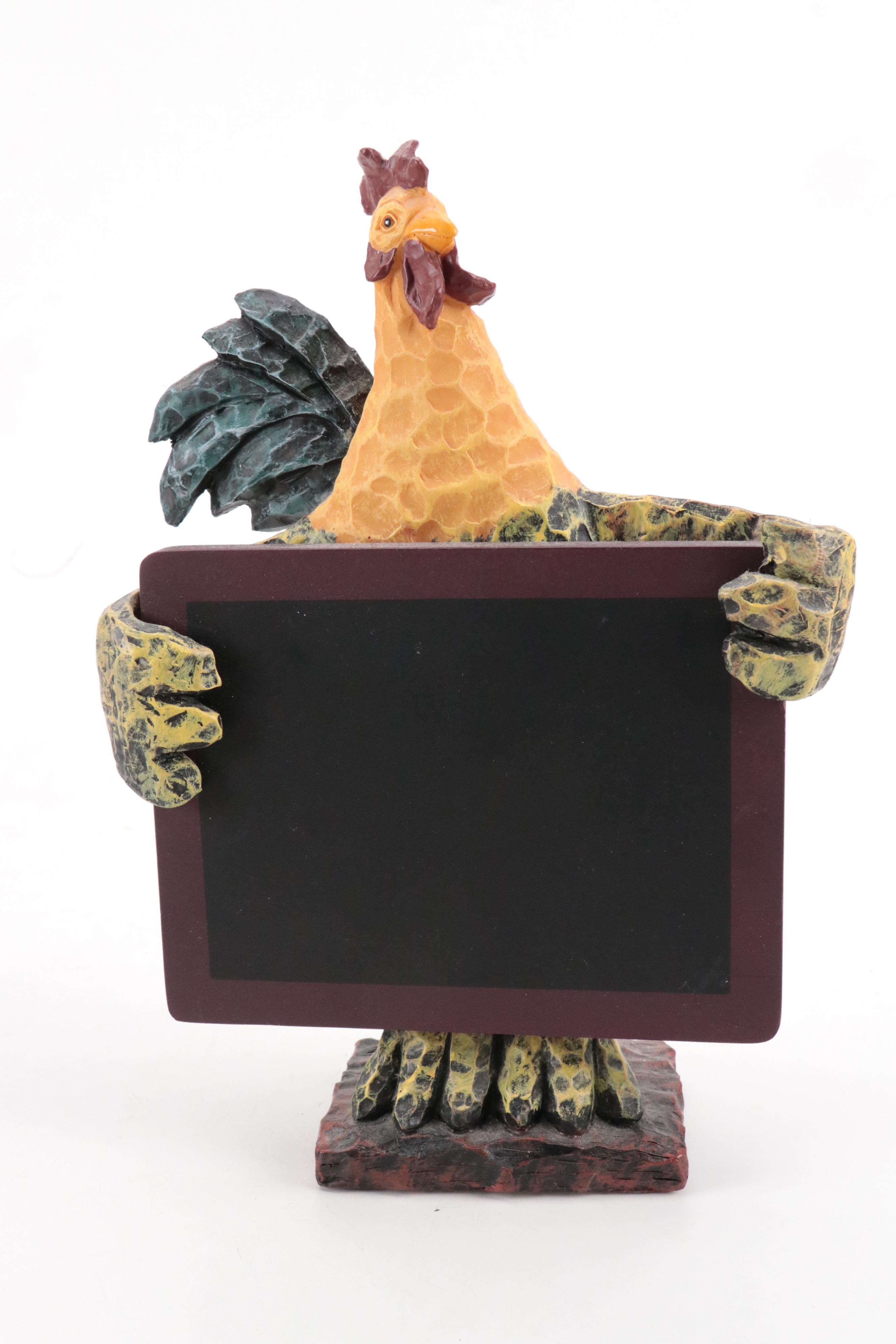 Tabletops Unlimited "Rooster Glory" Mugs with Other Kitchenware and Decor