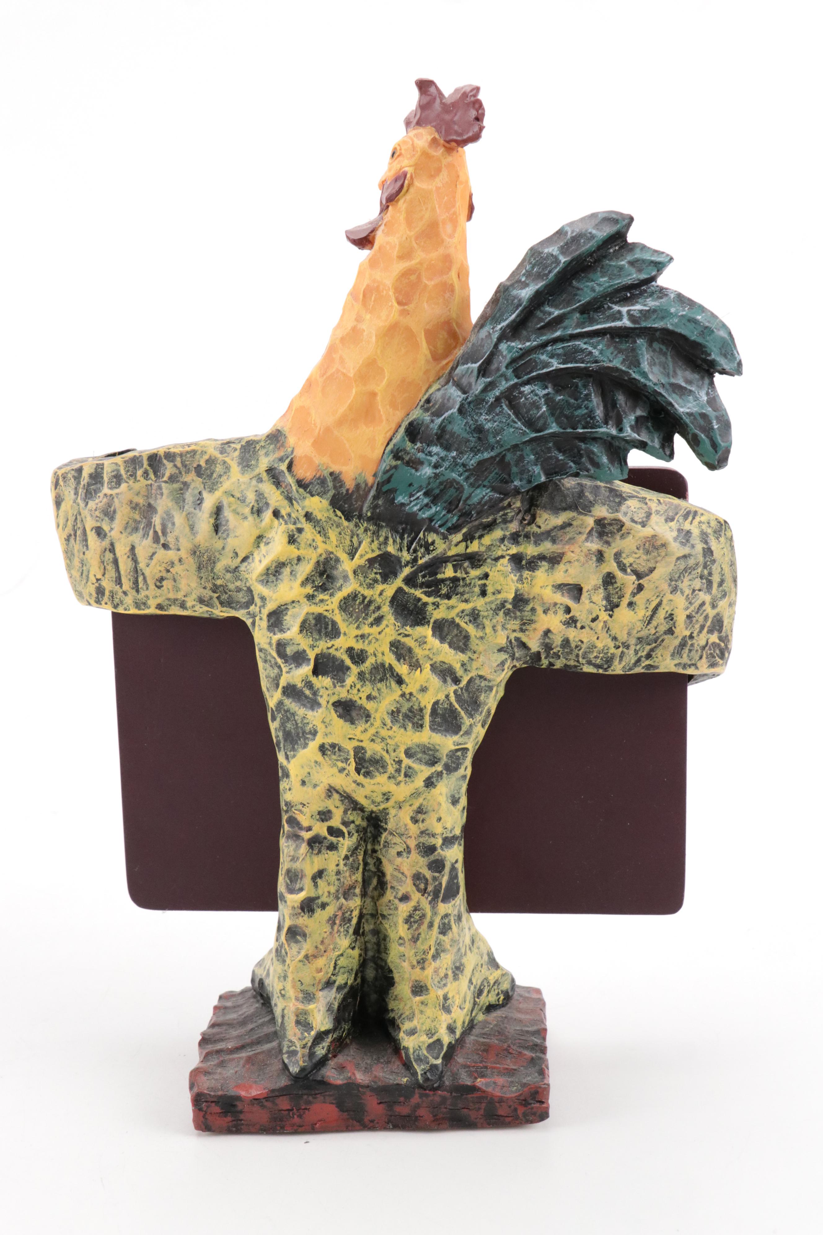 Tabletops Unlimited "Rooster Glory" Mugs with Other Kitchenware and Decor