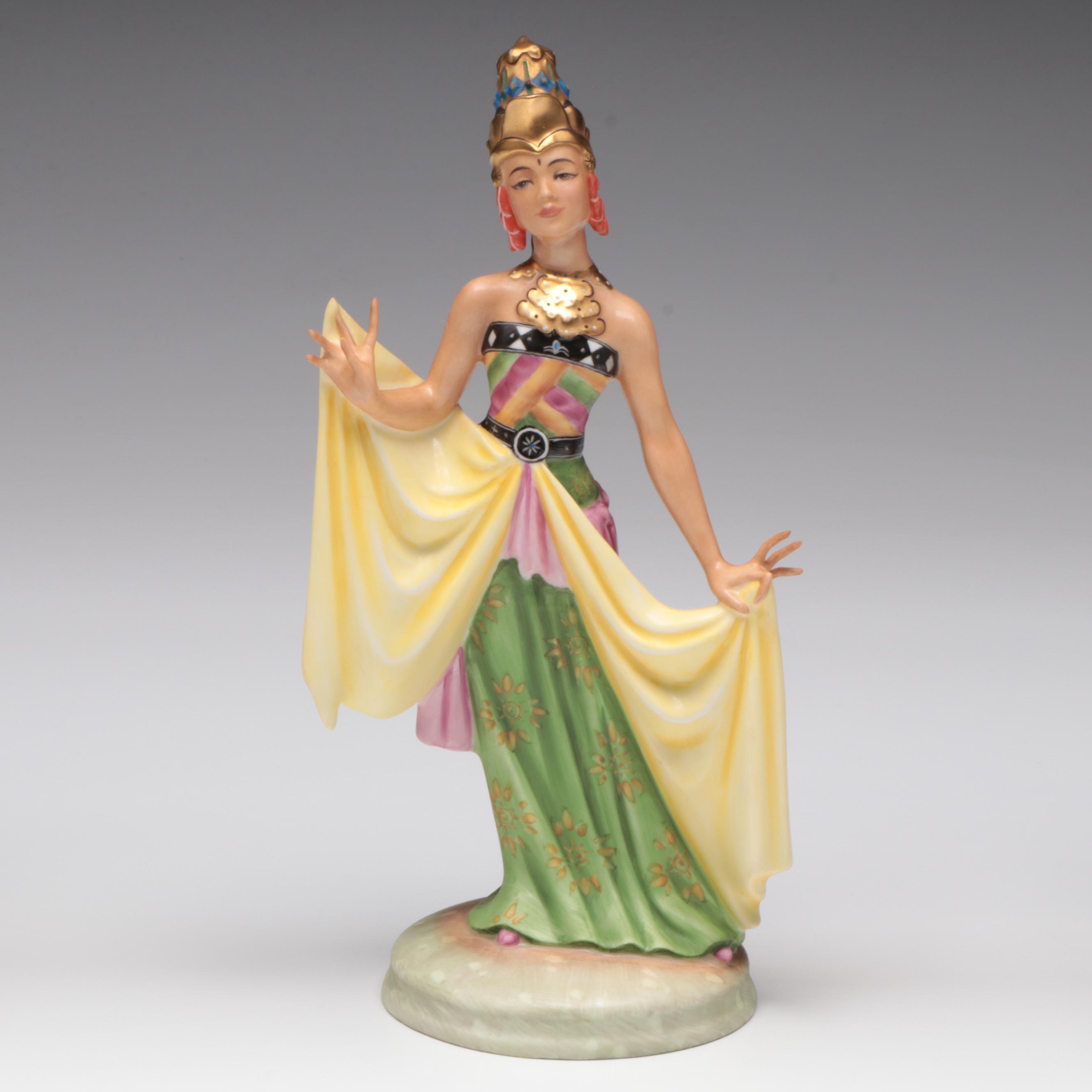 Royal Doulton "Balinese Dancer" Limited Edition Bone China Figurine