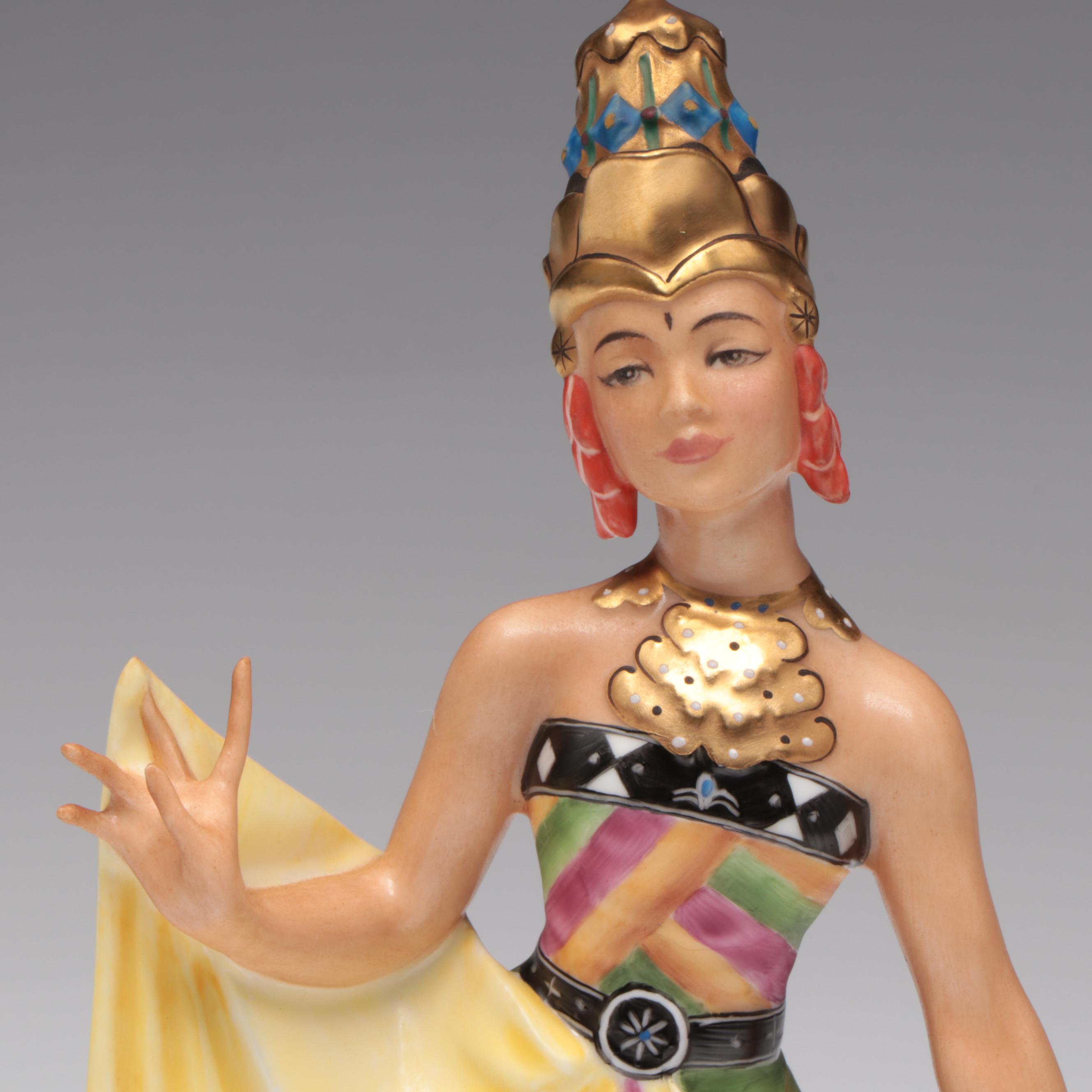 Royal Doulton "Balinese Dancer" Limited Edition Bone China Figurine