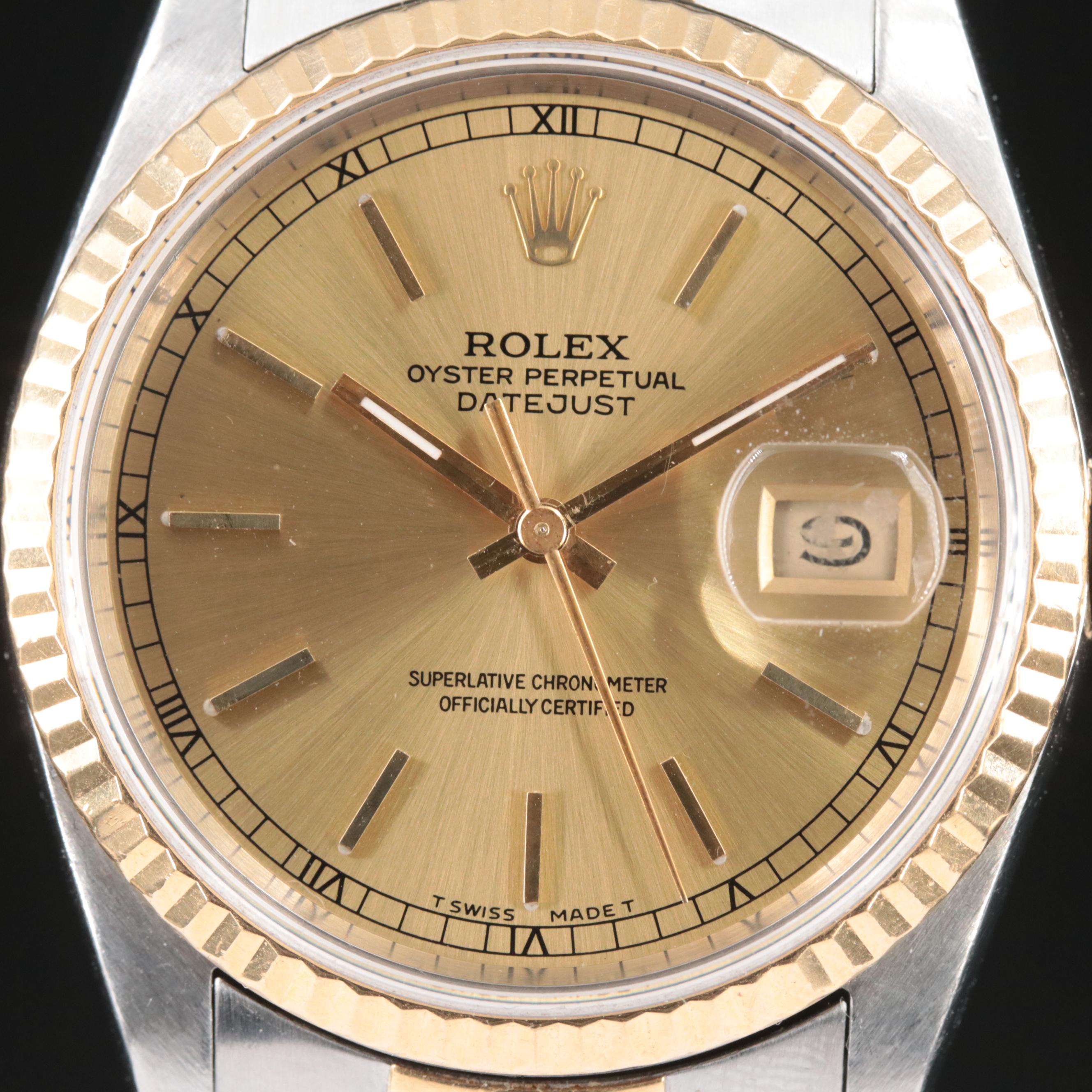 1987 Rolex Oyster Perpetual Datejust Watch