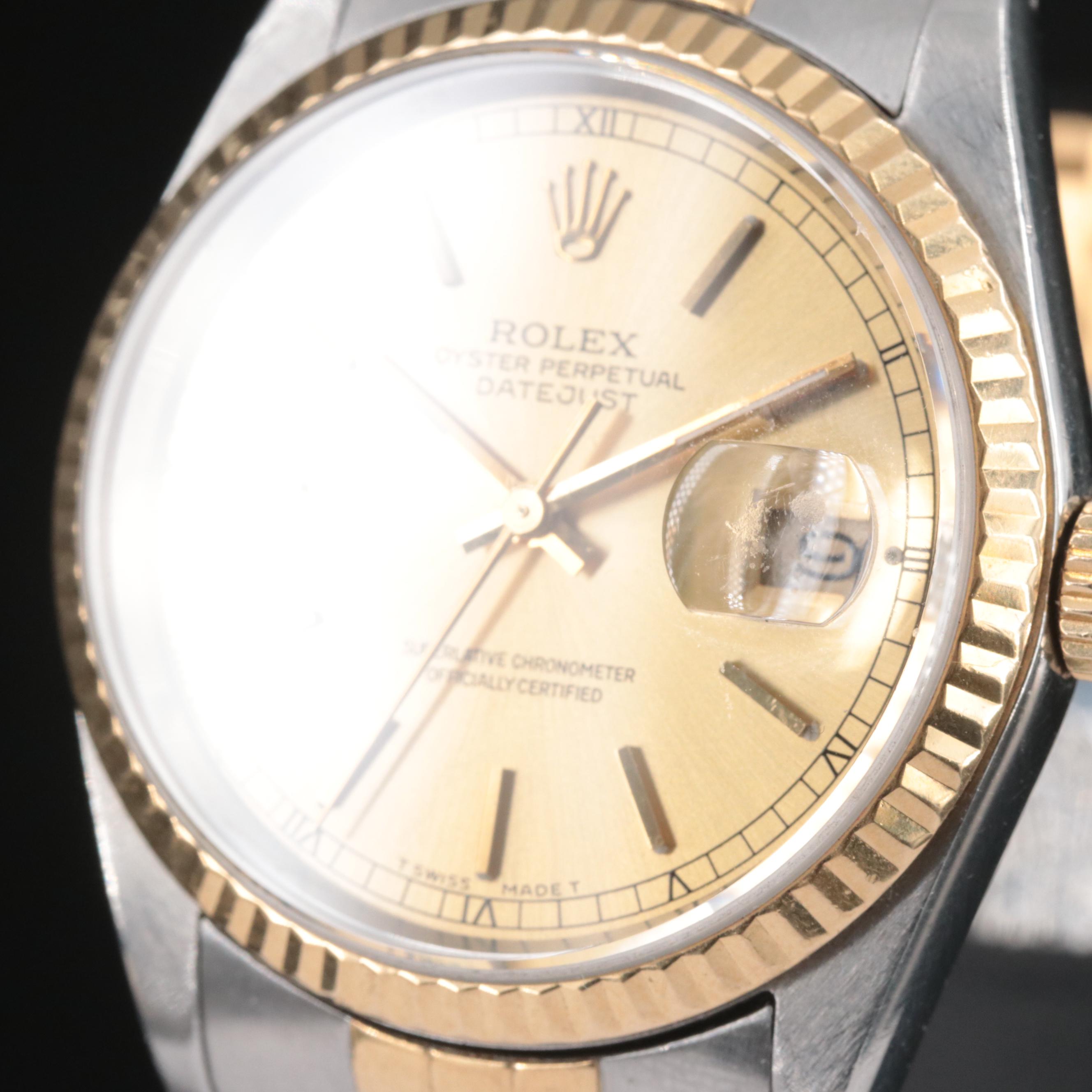 1987 Rolex Oyster Perpetual Datejust Watch