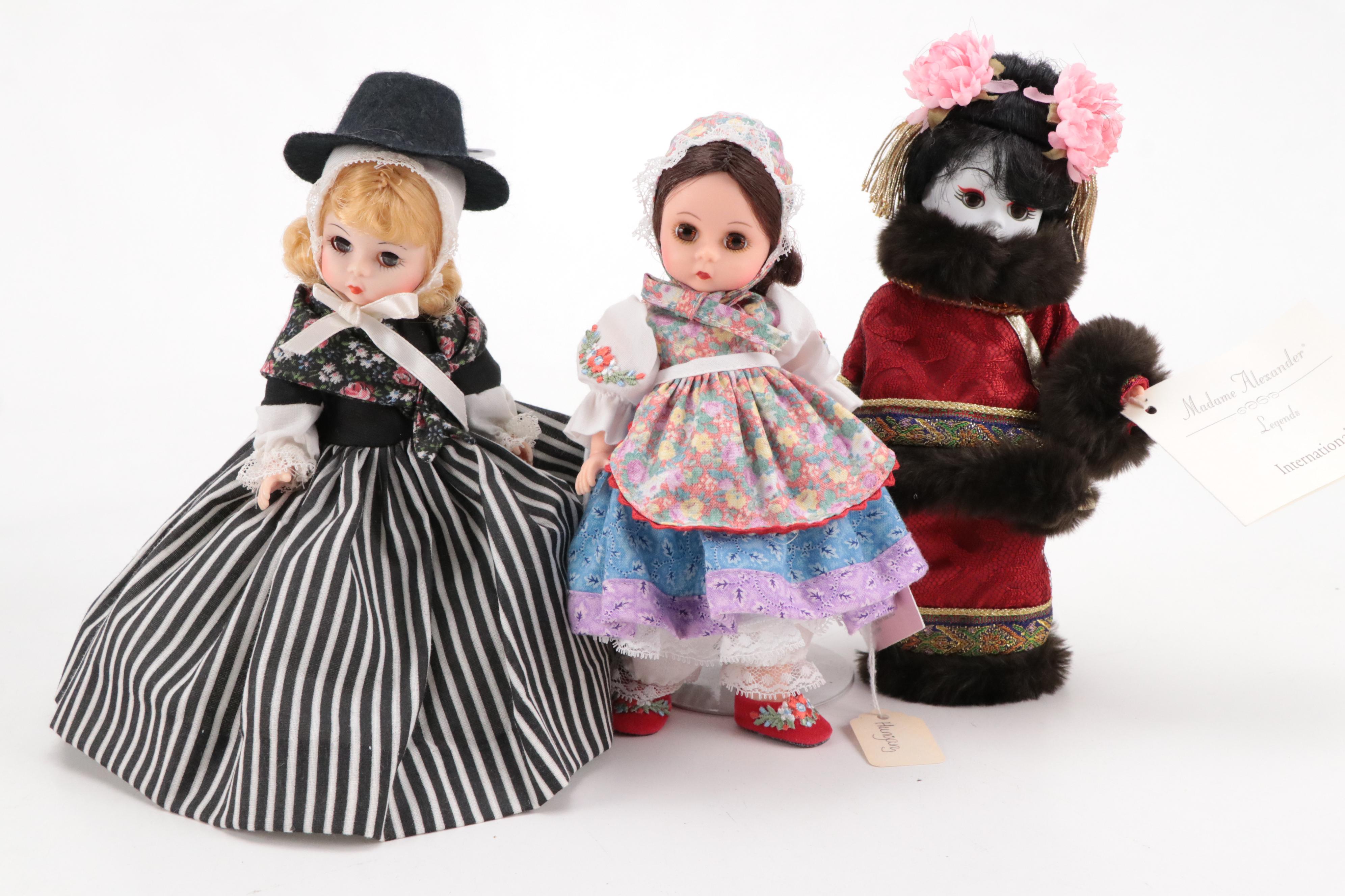 Madame Alexander "Sweden," "Yugoslavia," and More International Collection Dolls