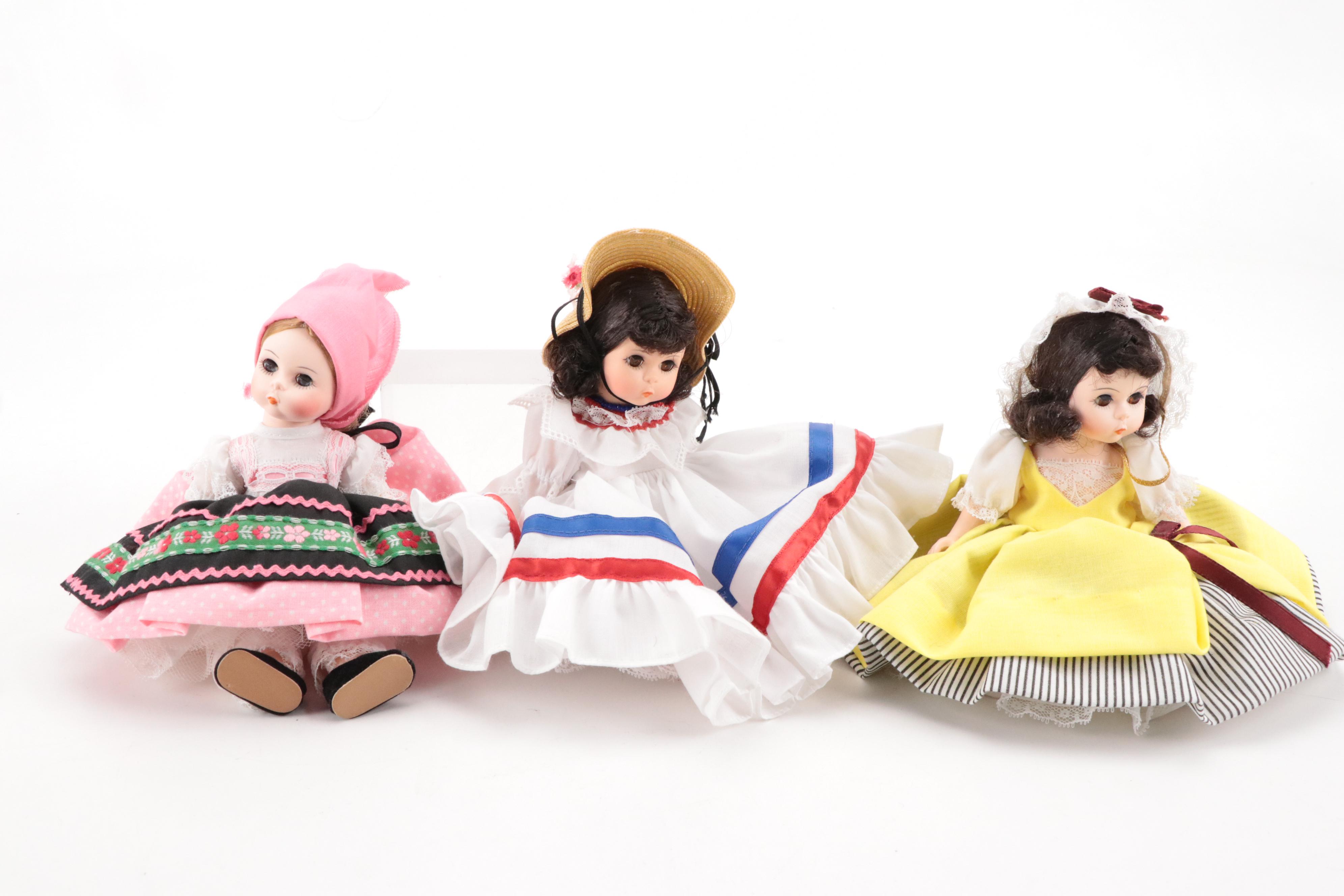 Madame Alexander "Sweden," "Yugoslavia," and More International Collection Dolls