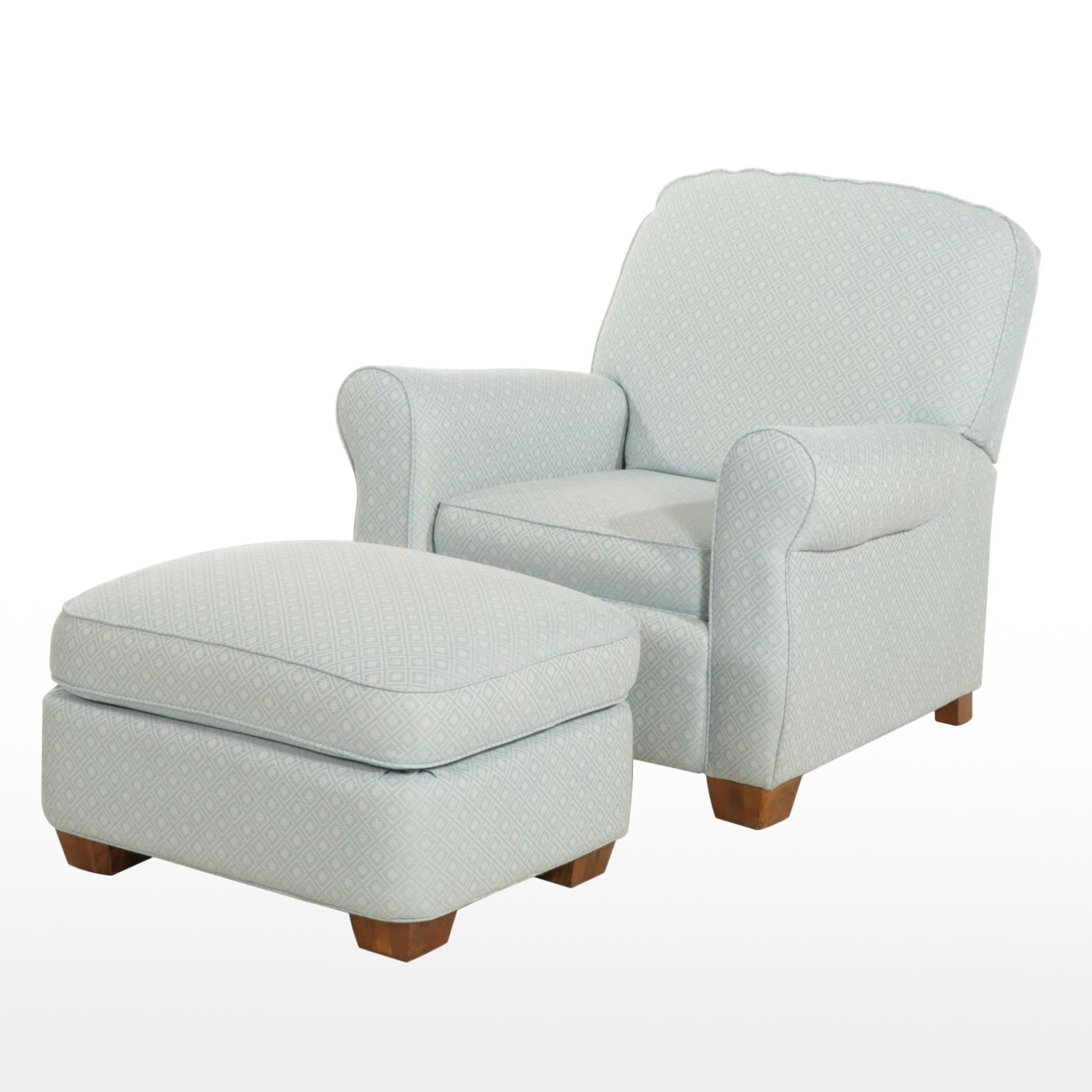 Lane "Action" Reclining Chair with Footstool