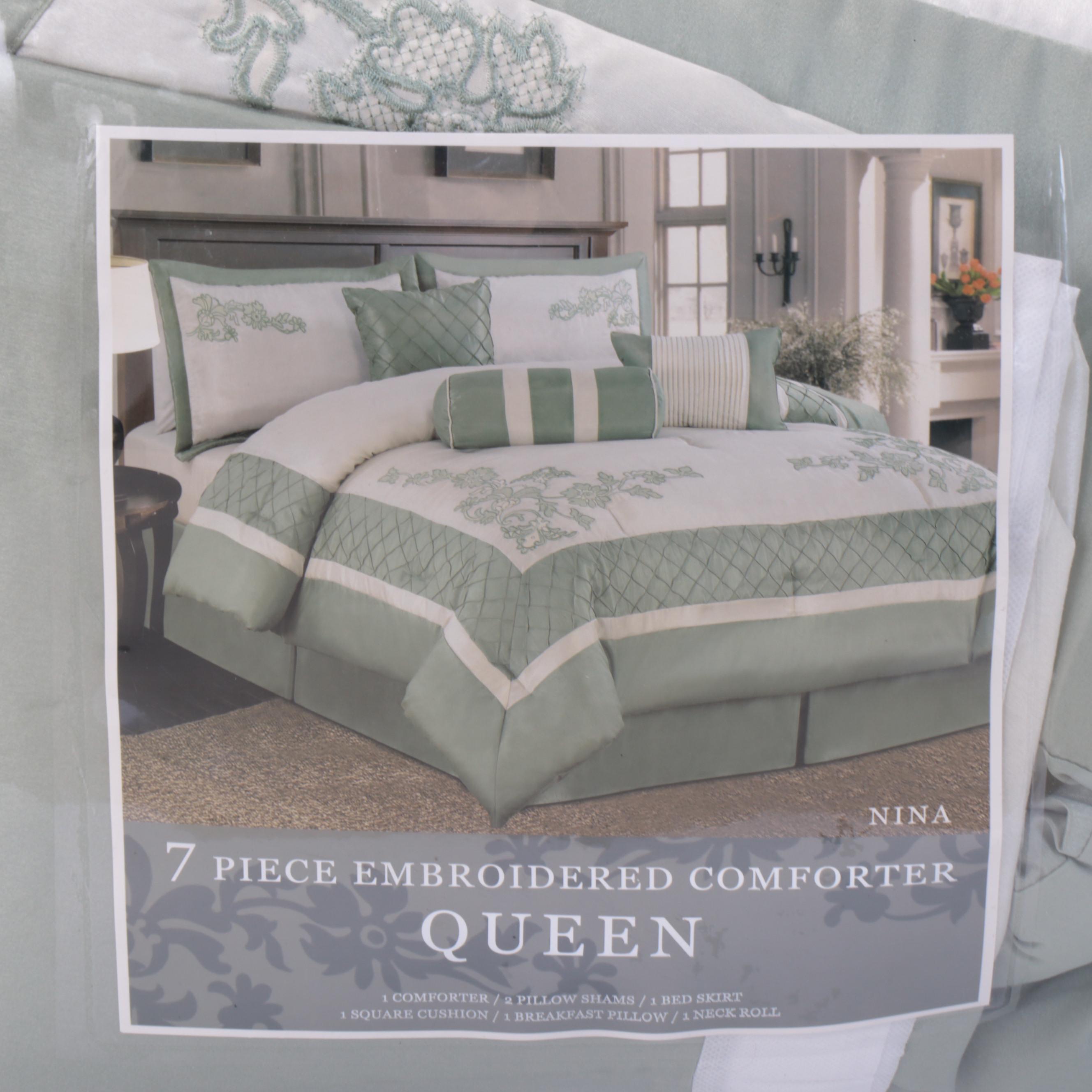 Home Classics Queen 20-Piece Bedding Set & Seven-Piece Comforter Set