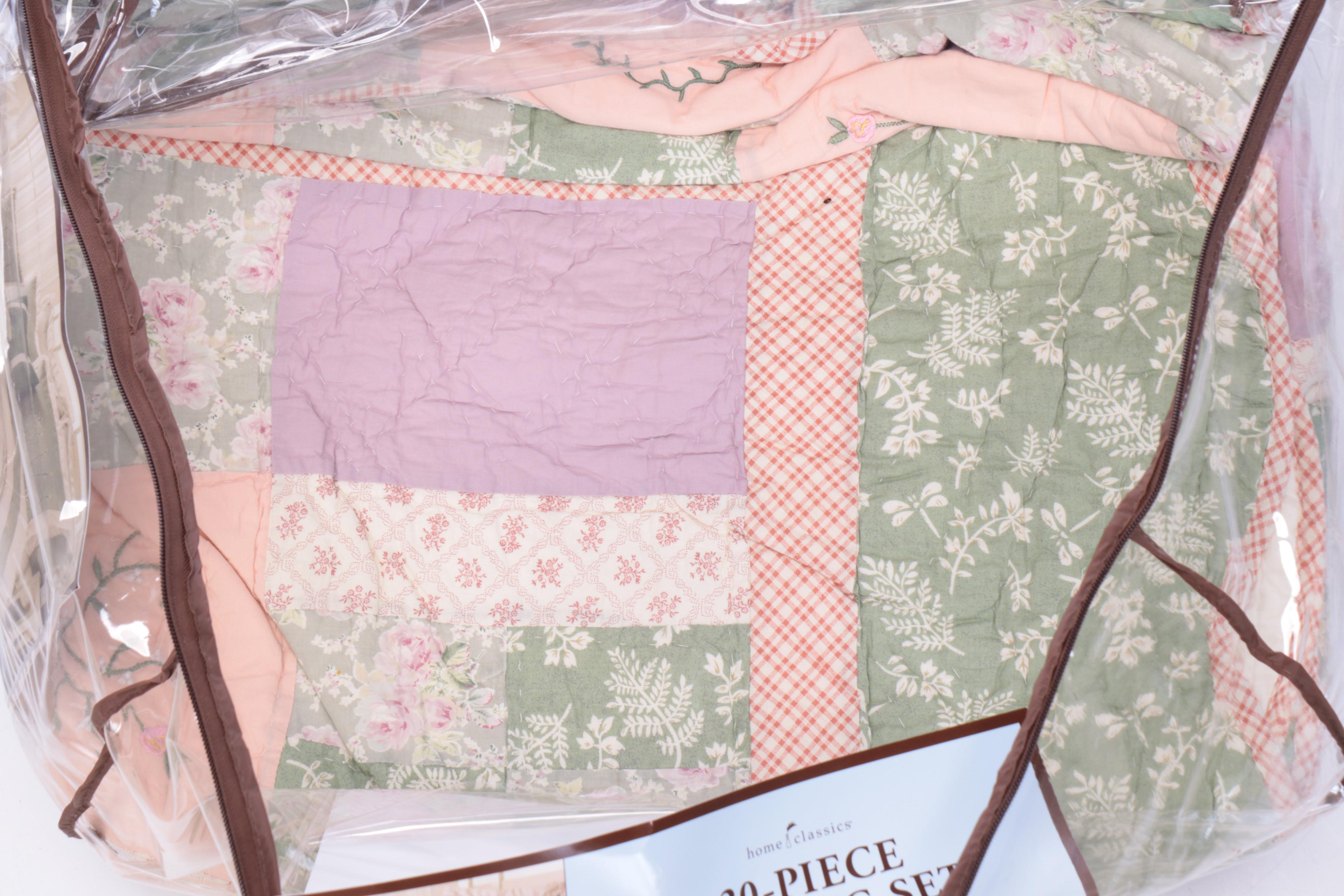 Home Classics Queen 20-Piece Bedding Set & Seven-Piece Comforter Set