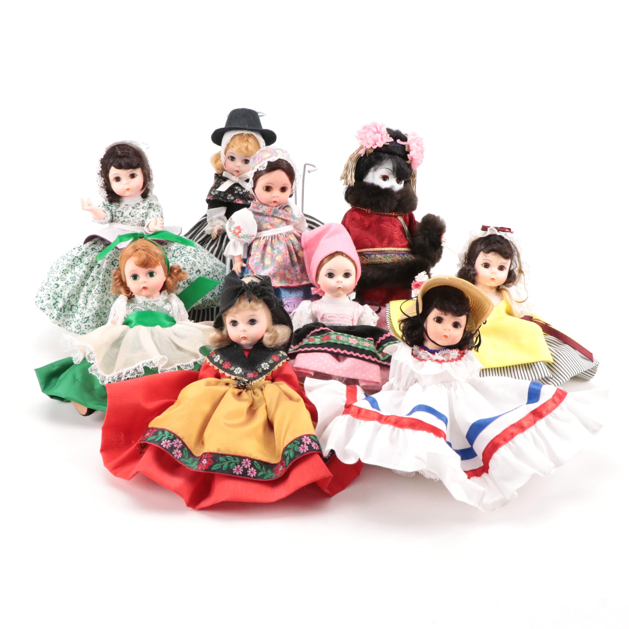 Madame Alexander "Sweden," "Yugoslavia," and More International Collection Dolls