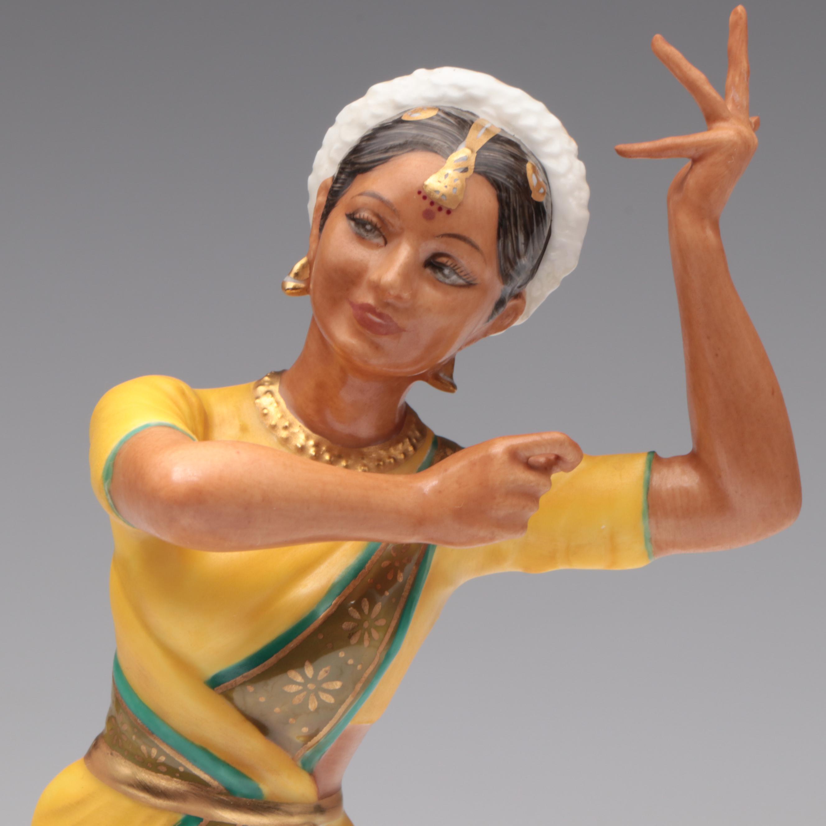 Royal Doulton "Indian Temple Dancer" Limited Edition Bone China Figurine