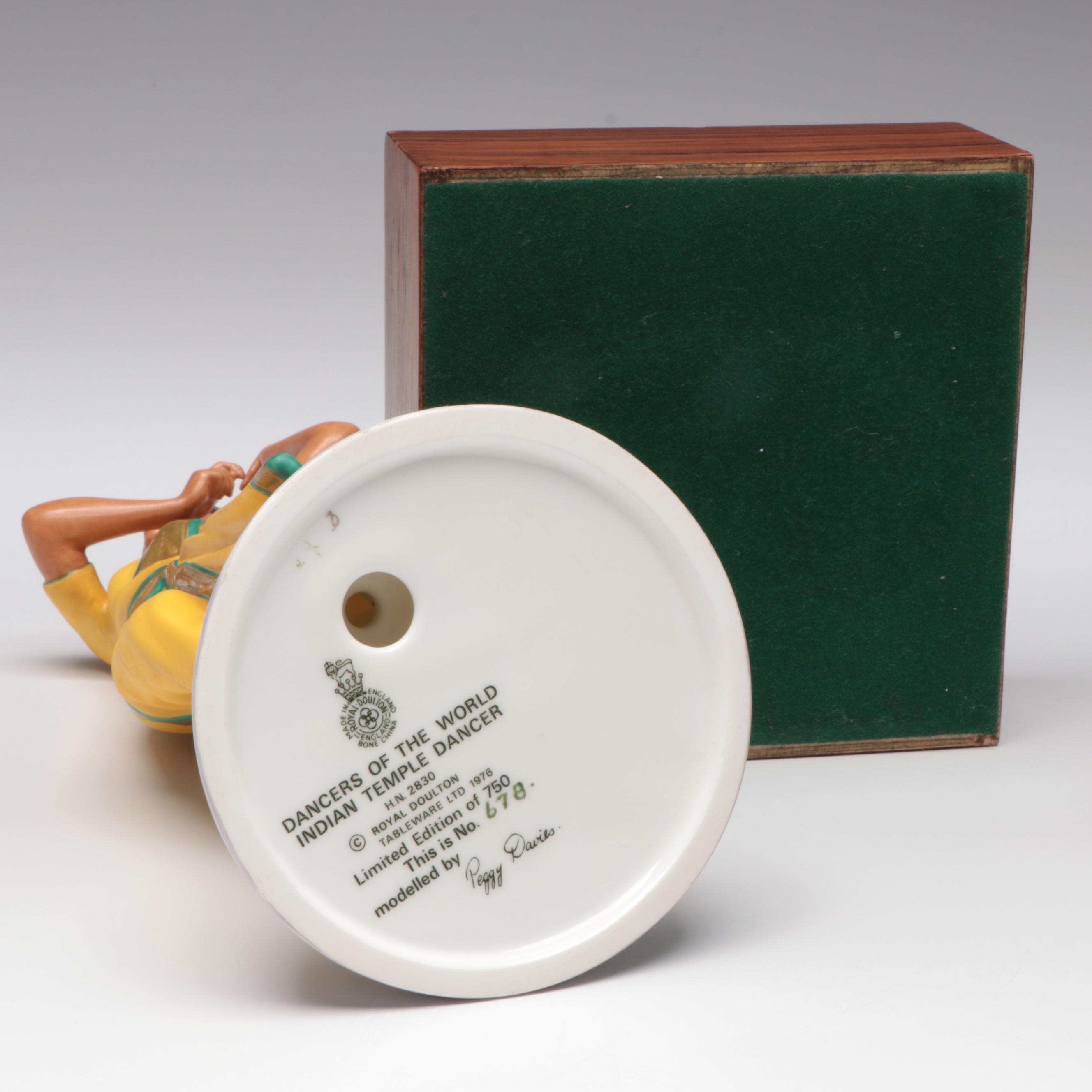 Royal Doulton "Indian Temple Dancer" Limited Edition Bone China Figurine