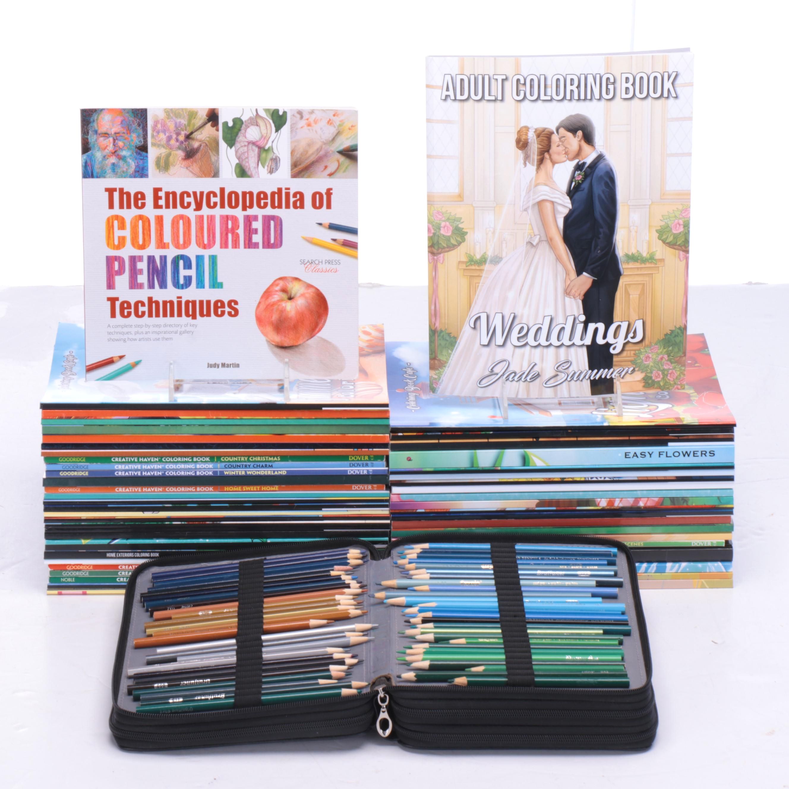 The Encyclopedia of Colored Pencil Techniques, Colored Pencils & Coloring Books