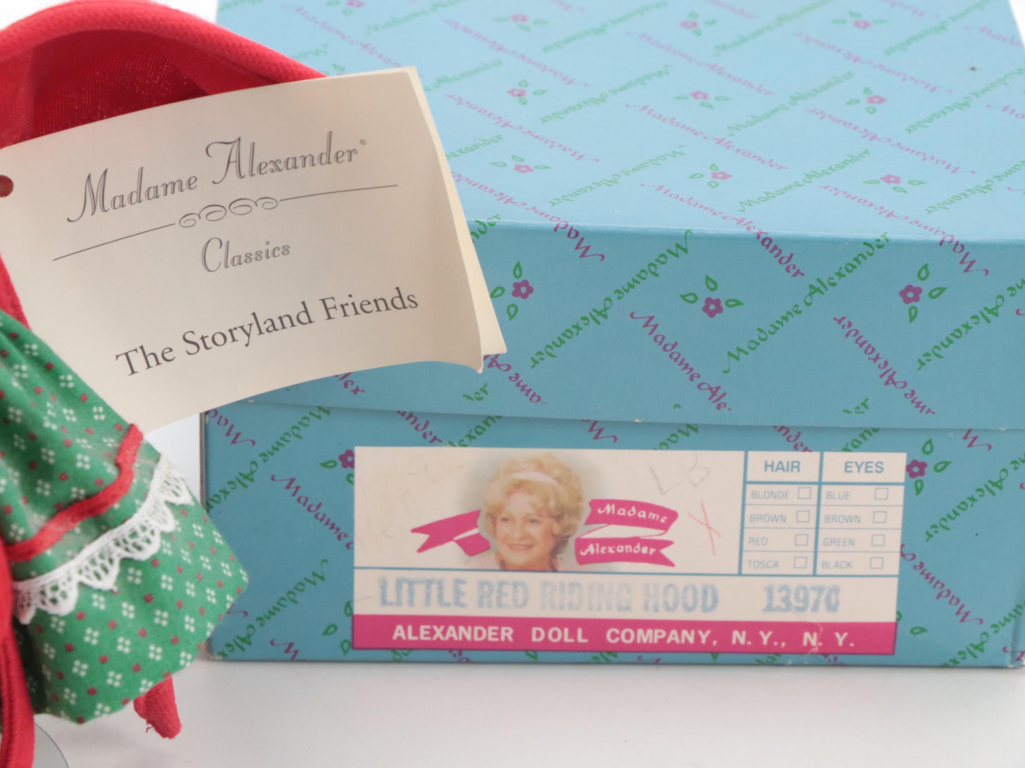 Madame Alexander "Little Red Riding Hood," "Huckleberry Finn" and More Dolls