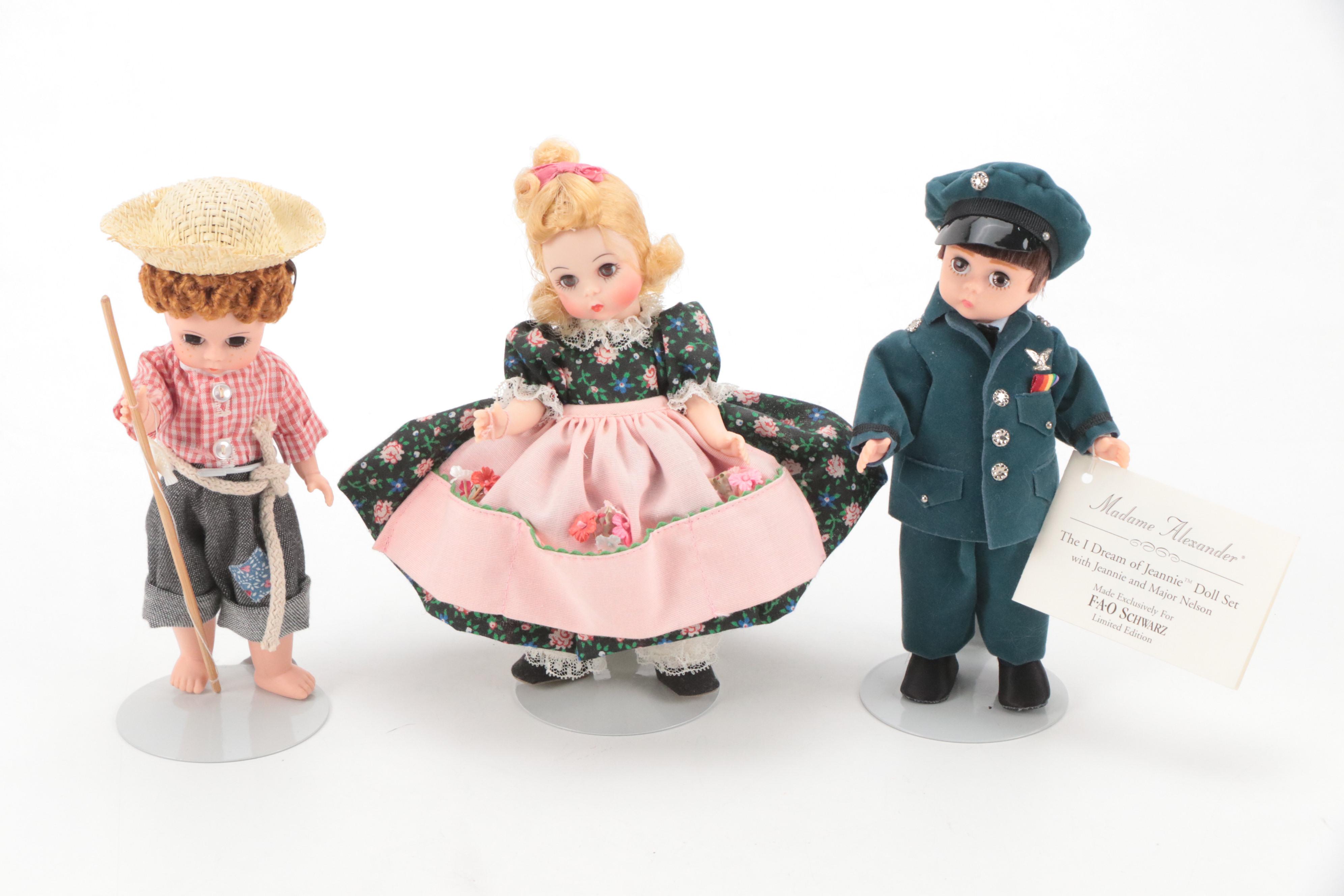 Madame Alexander "Little Red Riding Hood," "Huckleberry Finn" and More Dolls