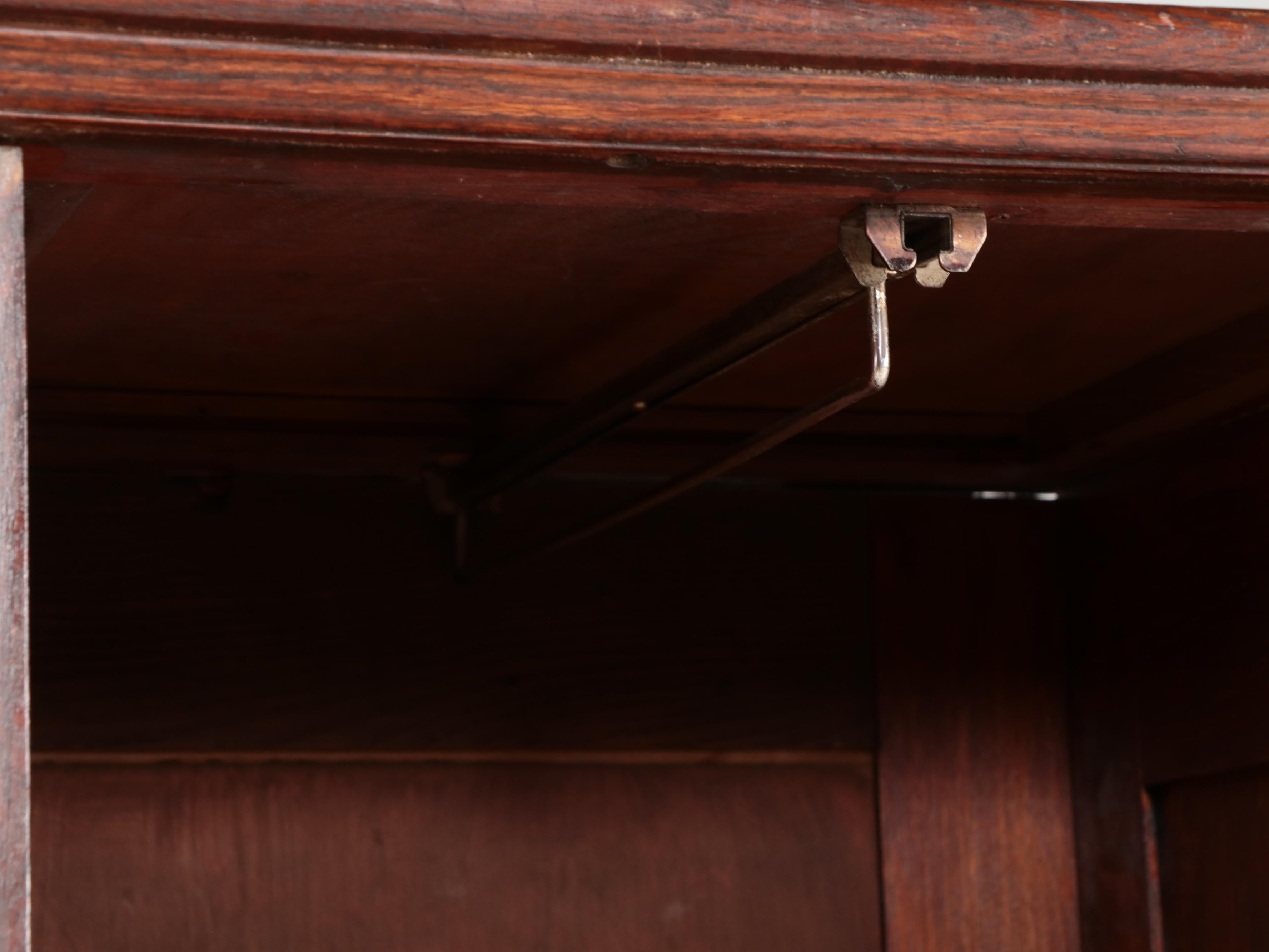 Quartersawn Oak Chifferobe and Low Chest, Incl. Reutti & Co., Early 20th Century