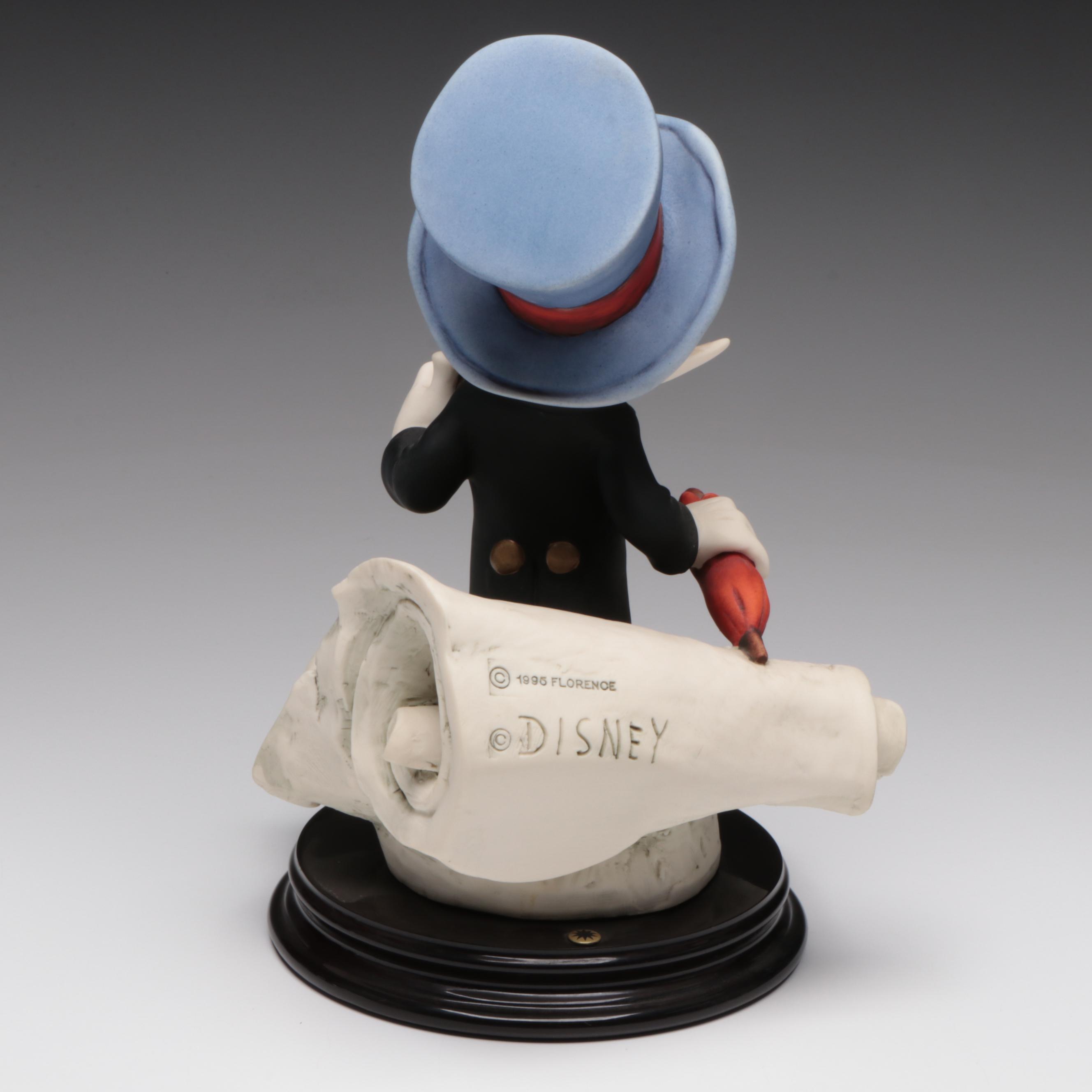 Giuseppe Armani for Walt Disney "Jiminy Cricket" Porcelain Figurine, 1990