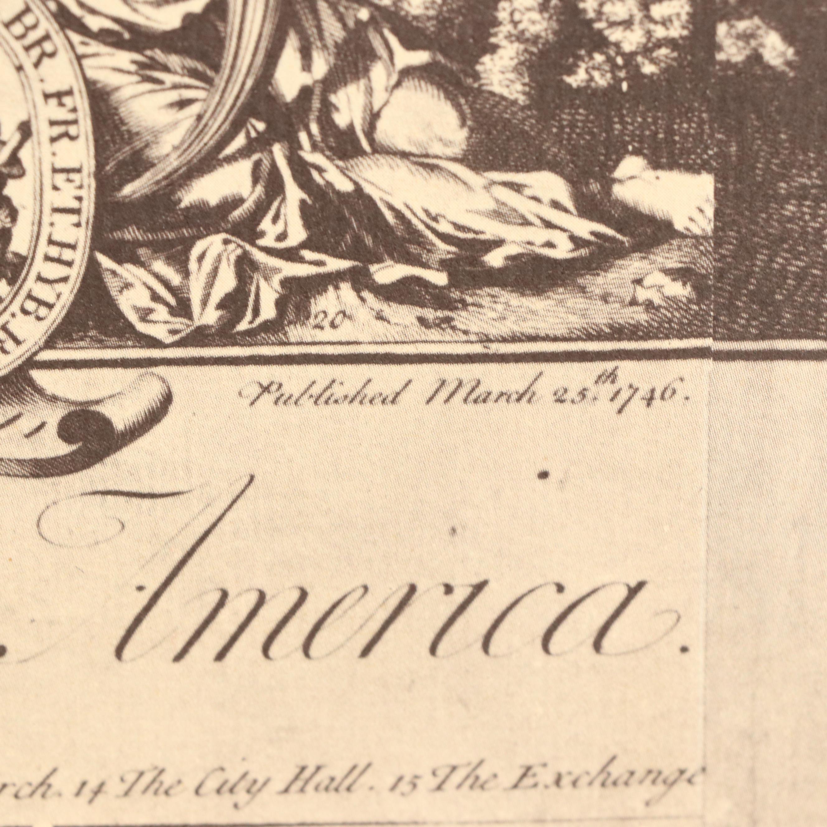 Halftone After William Burgis of New York City, 20th Century