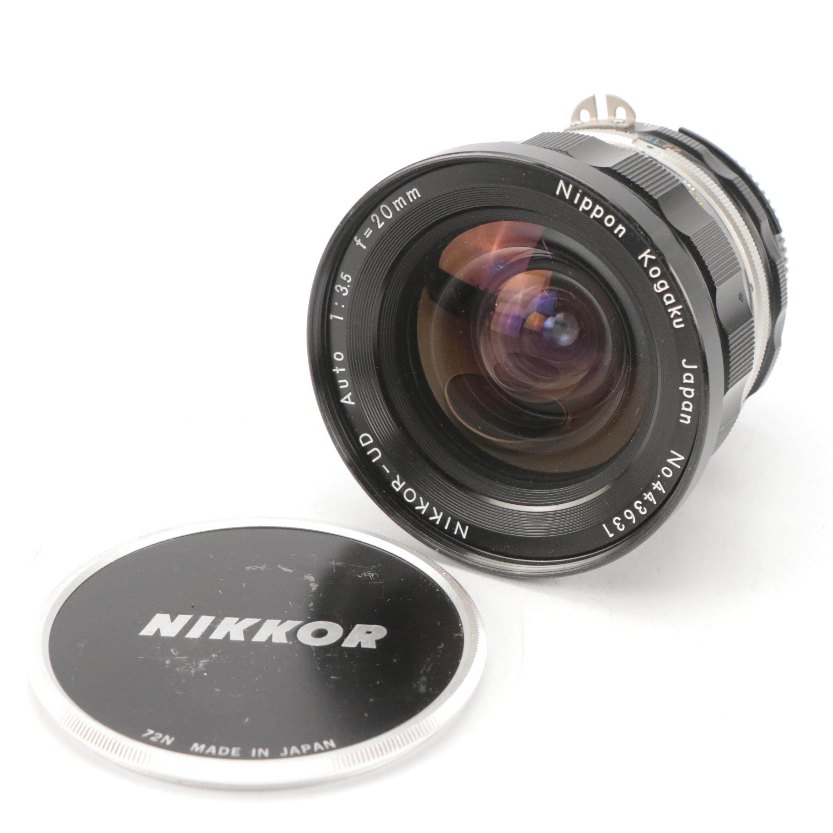 Nikon F3 With MD-4 Motor Drive, Nikon F2 35mm Camera, Filter and Lens Collection