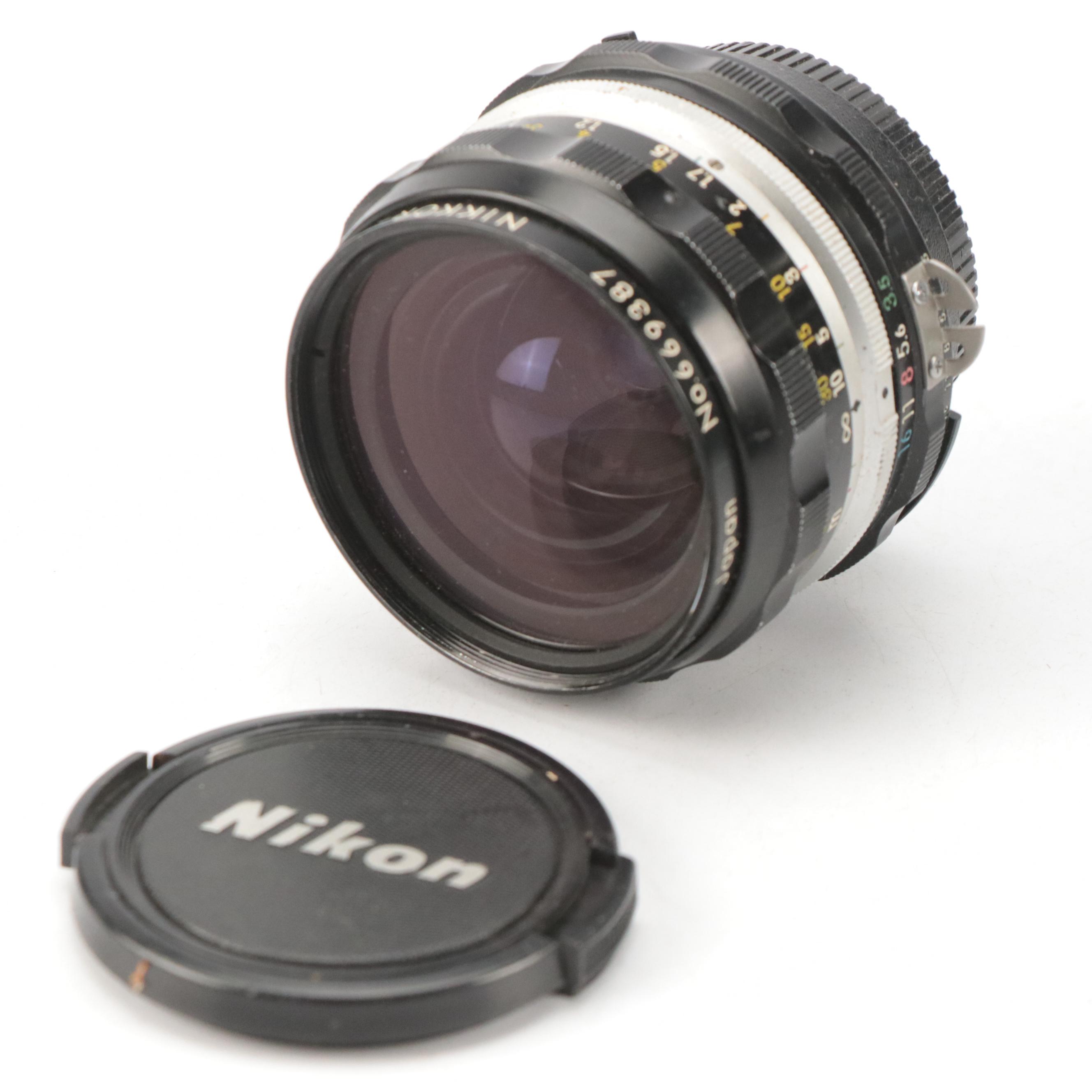 Nikon F3 With MD-4 Motor Drive, Nikon F2 35mm Camera, Filter and Lens Collection