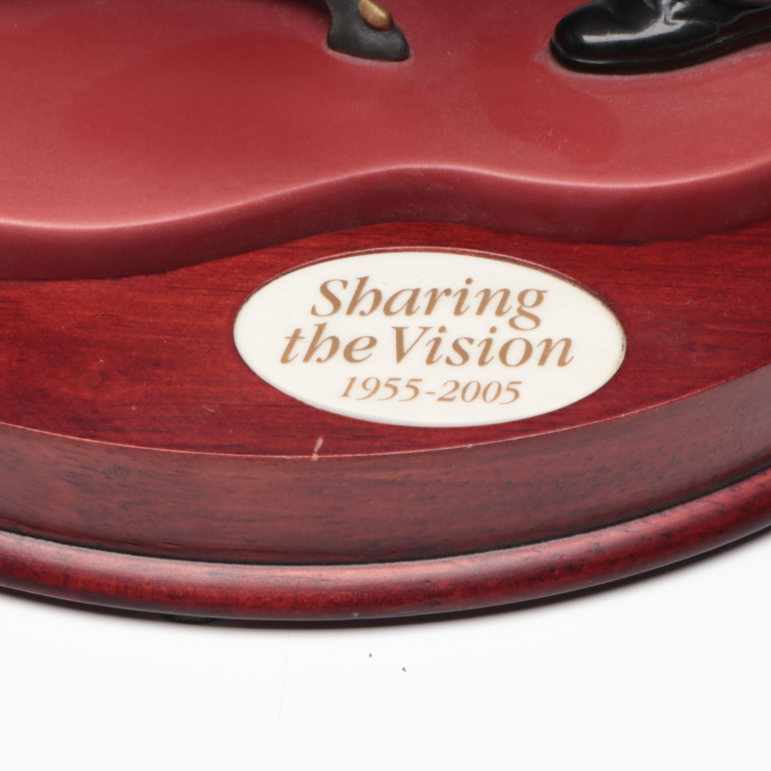 Walt Disney Classics Limited Edition "Sharing the Vision" Porcelain Figurine