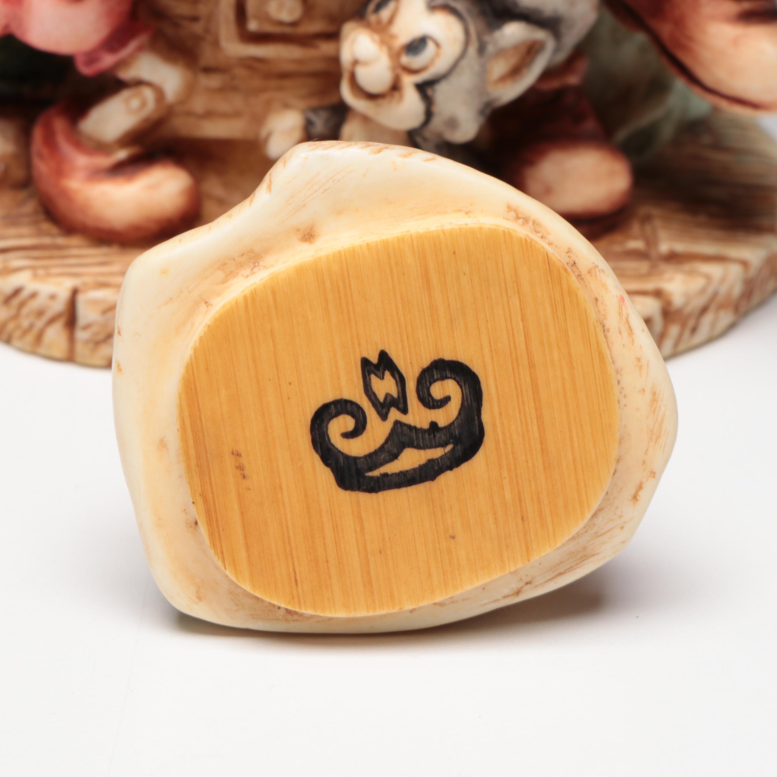 Harmony Kingdom Disney "Pinocchio's Great Adventure" Figurine Box, 1999